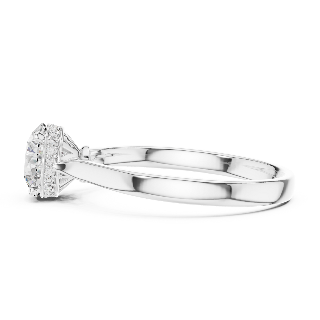 Elegant Solitaire Diamond Engagement Ring in Rose Gold – IGI Certified