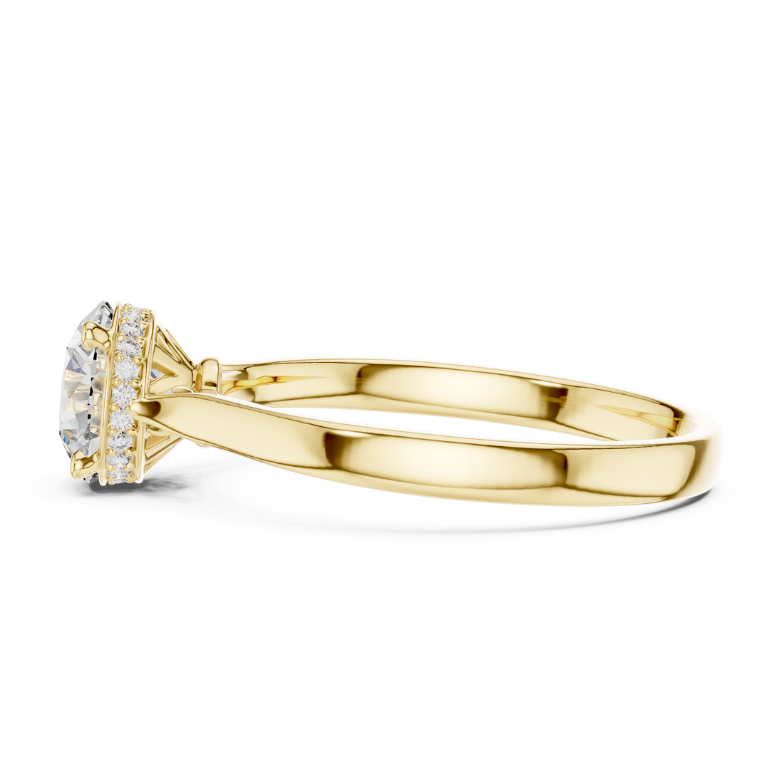Elegant Solitaire Diamond Engagement Ring in Rose Gold – IGI Certified