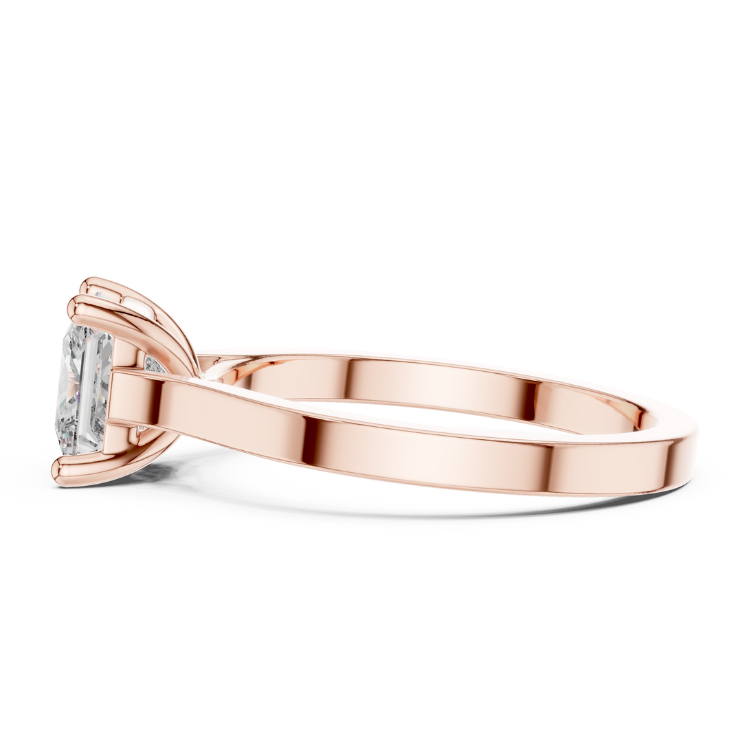 Elegant Rose Gold Solitaire Diamond Ring – IGI Certified