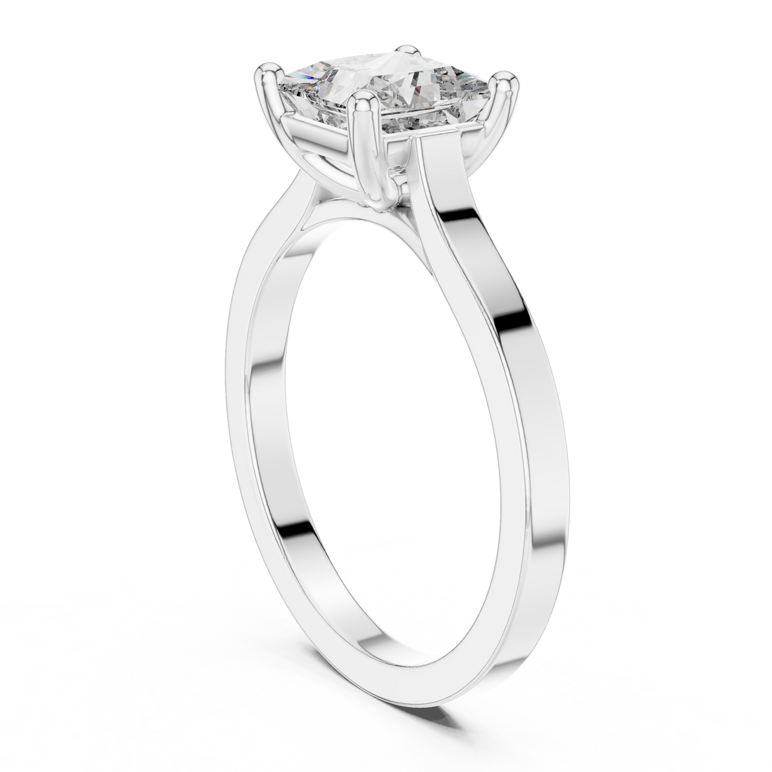 Elegant Rose Gold Solitaire Diamond Ring – IGI Certified