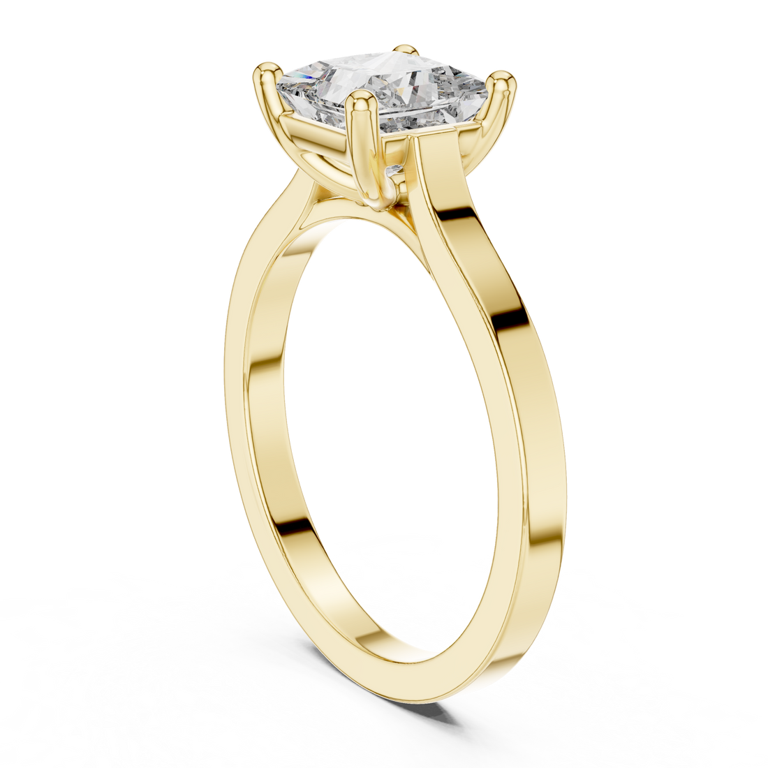 Elegant Rose Gold Solitaire Diamond Ring – IGI Certified