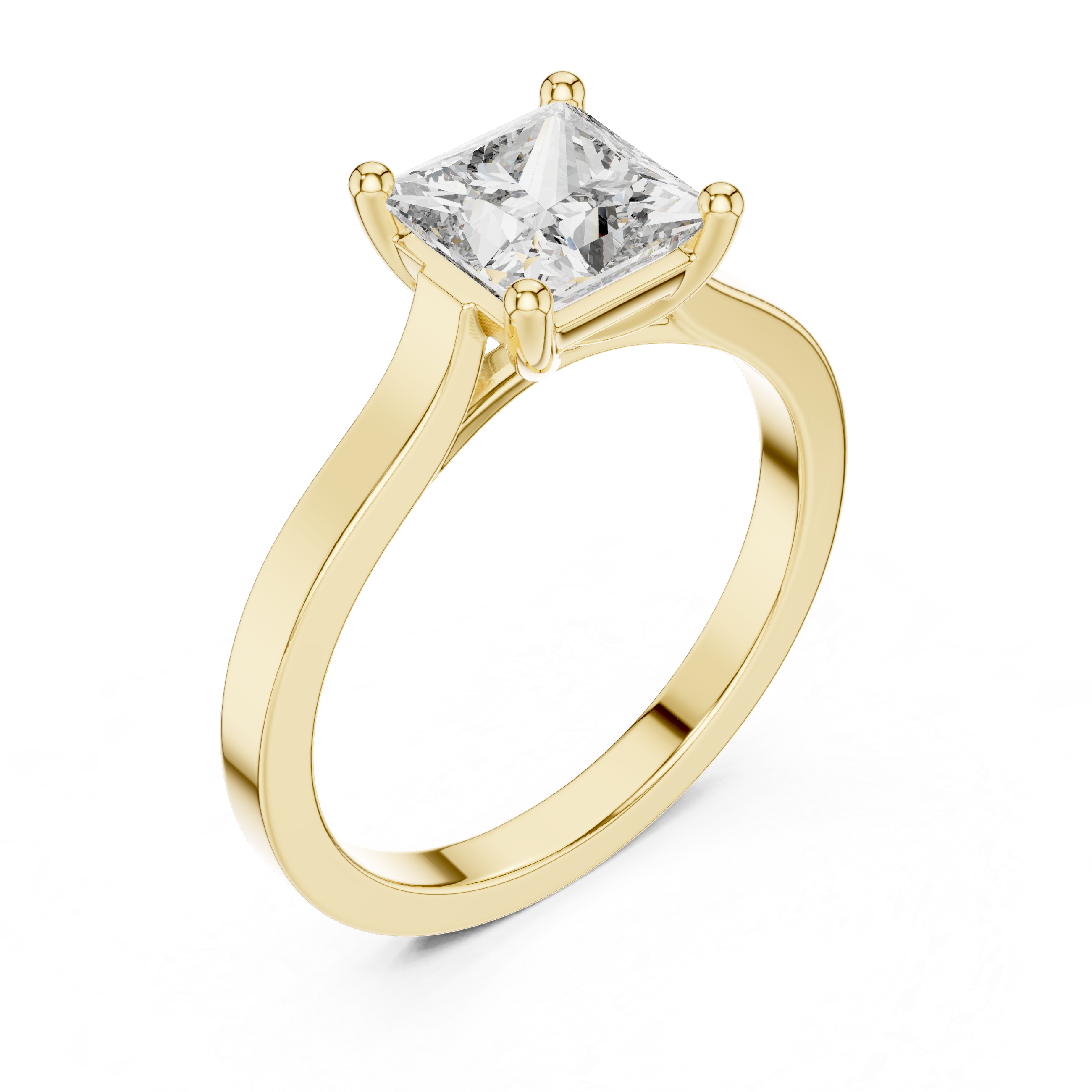 Elegant Rose Gold Solitaire Diamond Ring – IGI Certified