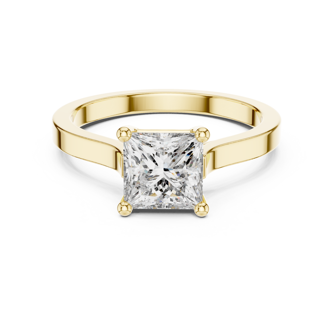 Elegant Rose Gold Solitaire Diamond Ring – IGI Certified