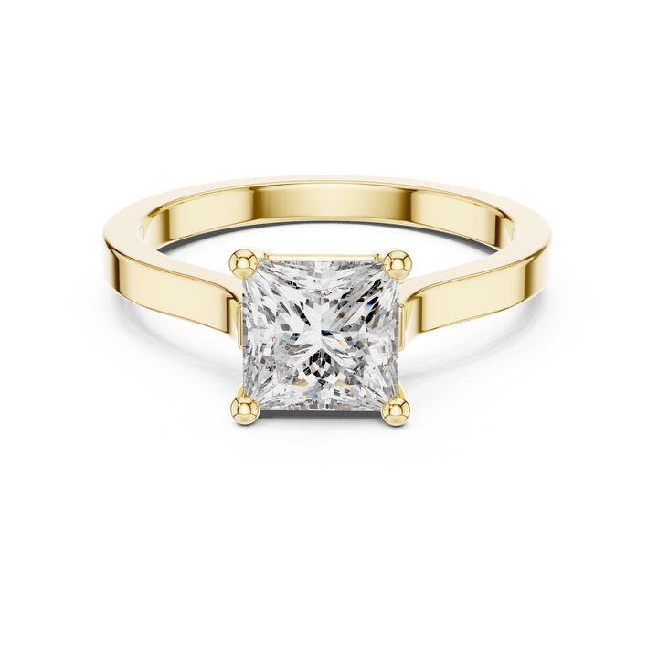 Elegant Rose Gold Solitaire Diamond Ring – IGI Certified
