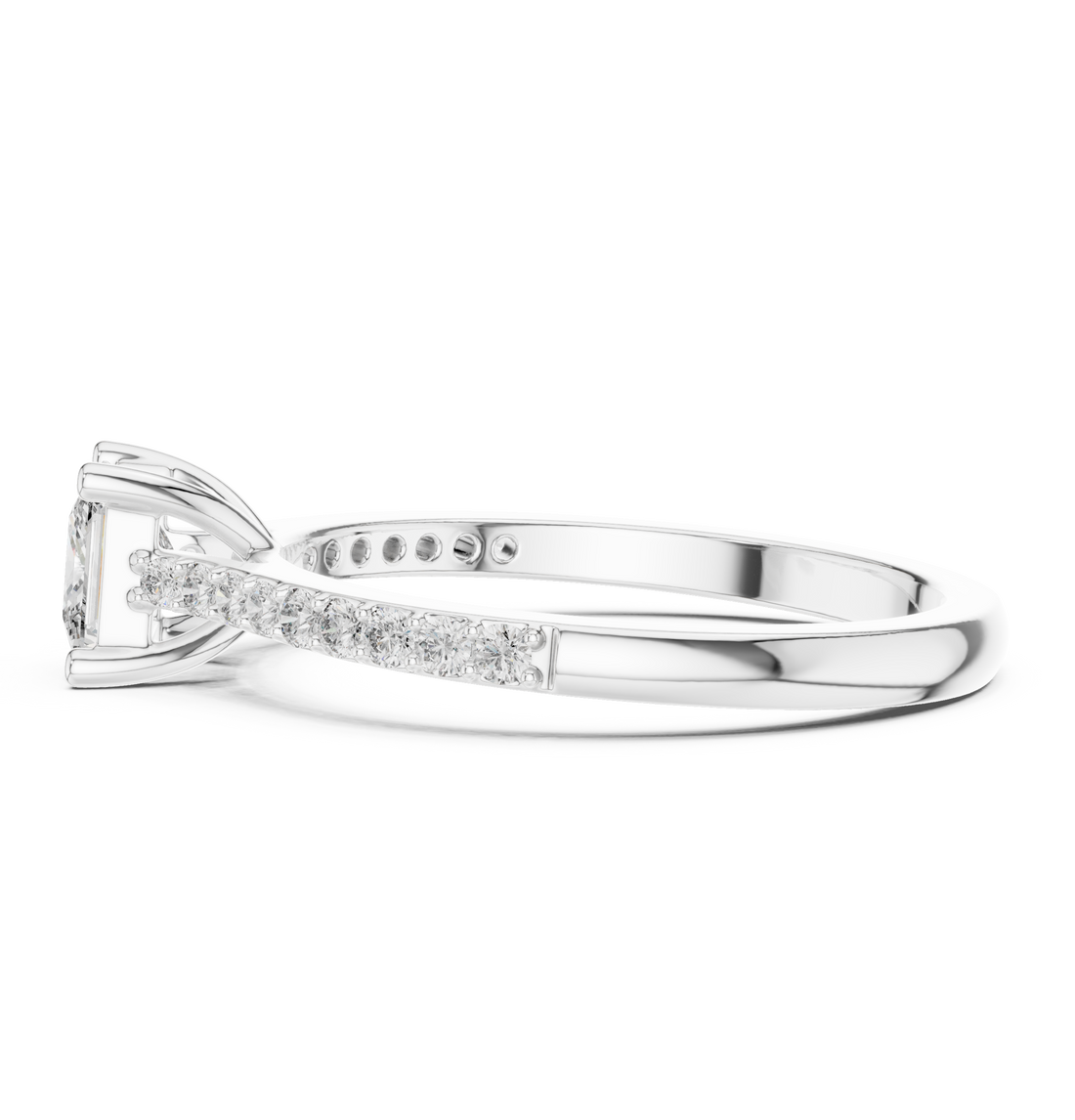 IGI Certified Lab-Grown Diamond Solitaire Engagement Ring | 14K & 18K Rose Gold | Kiashaa Jewellery
