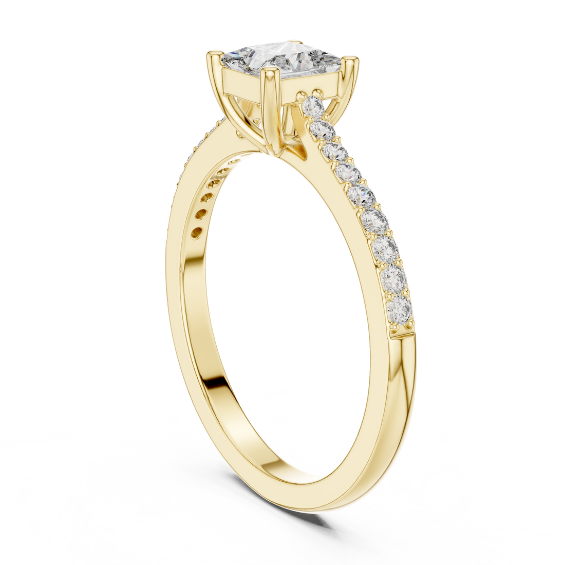 IGI Certified Lab-Grown Diamond Solitaire Engagement Ring | 14K & 18K Rose Gold | Kiashaa Jewellery