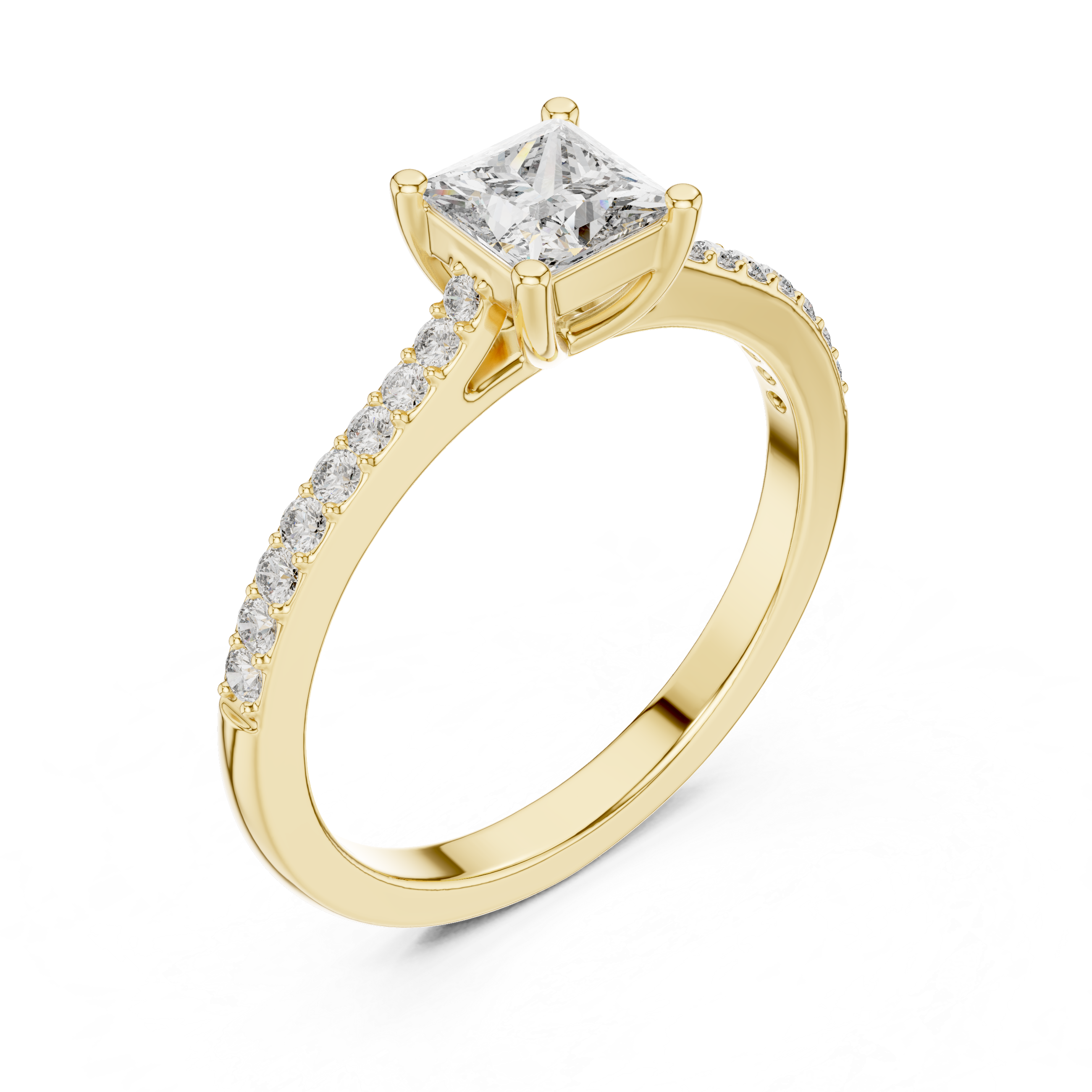 IGI Certified Lab-Grown Diamond Solitaire Engagement Ring | 14K & 18K Rose Gold | Kiashaa Jewellery
