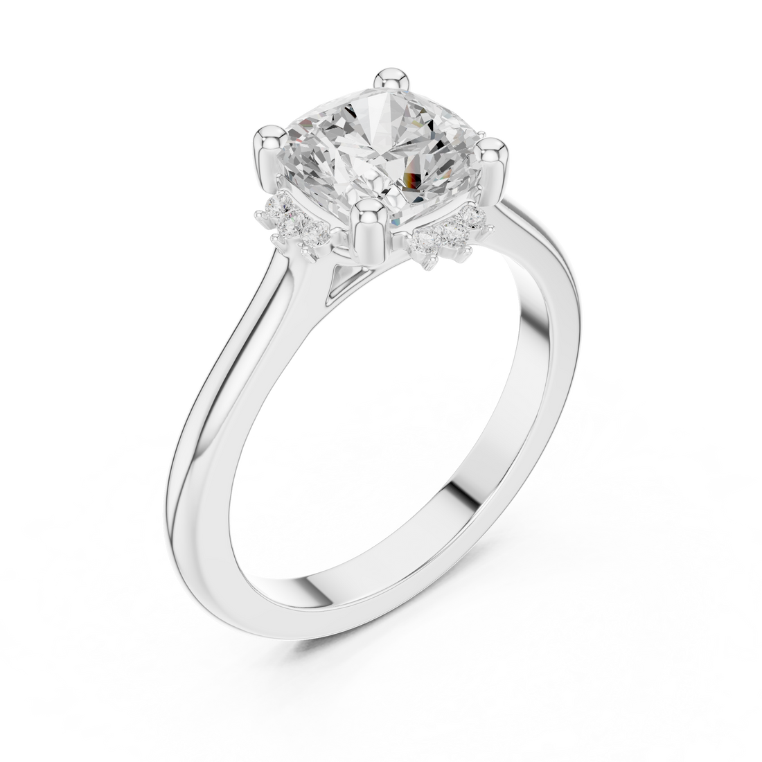 IGI Certified Lab-Grown Diamond Engagement Ring | 14K & 18K Rose Gold | Kiashaa Jewellery