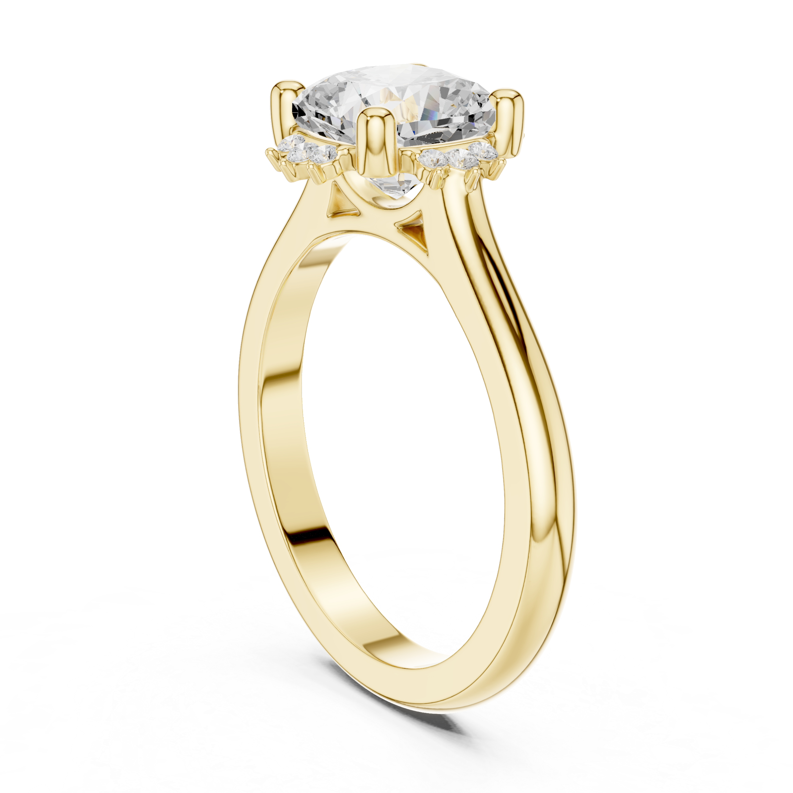 IGI Certified Lab-Grown Diamond Engagement Ring | 14K & 18K Rose Gold | Kiashaa Jewellery