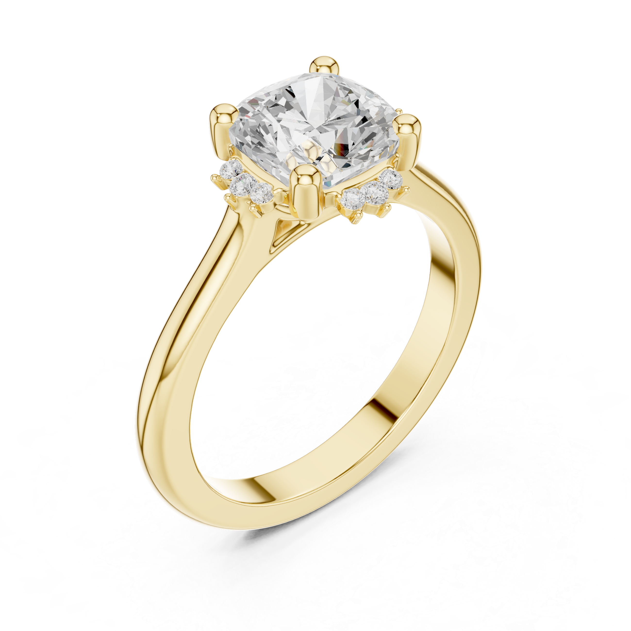 IGI Certified Lab-Grown Diamond Engagement Ring | 14K & 18K Rose Gold | Kiashaa Jewellery