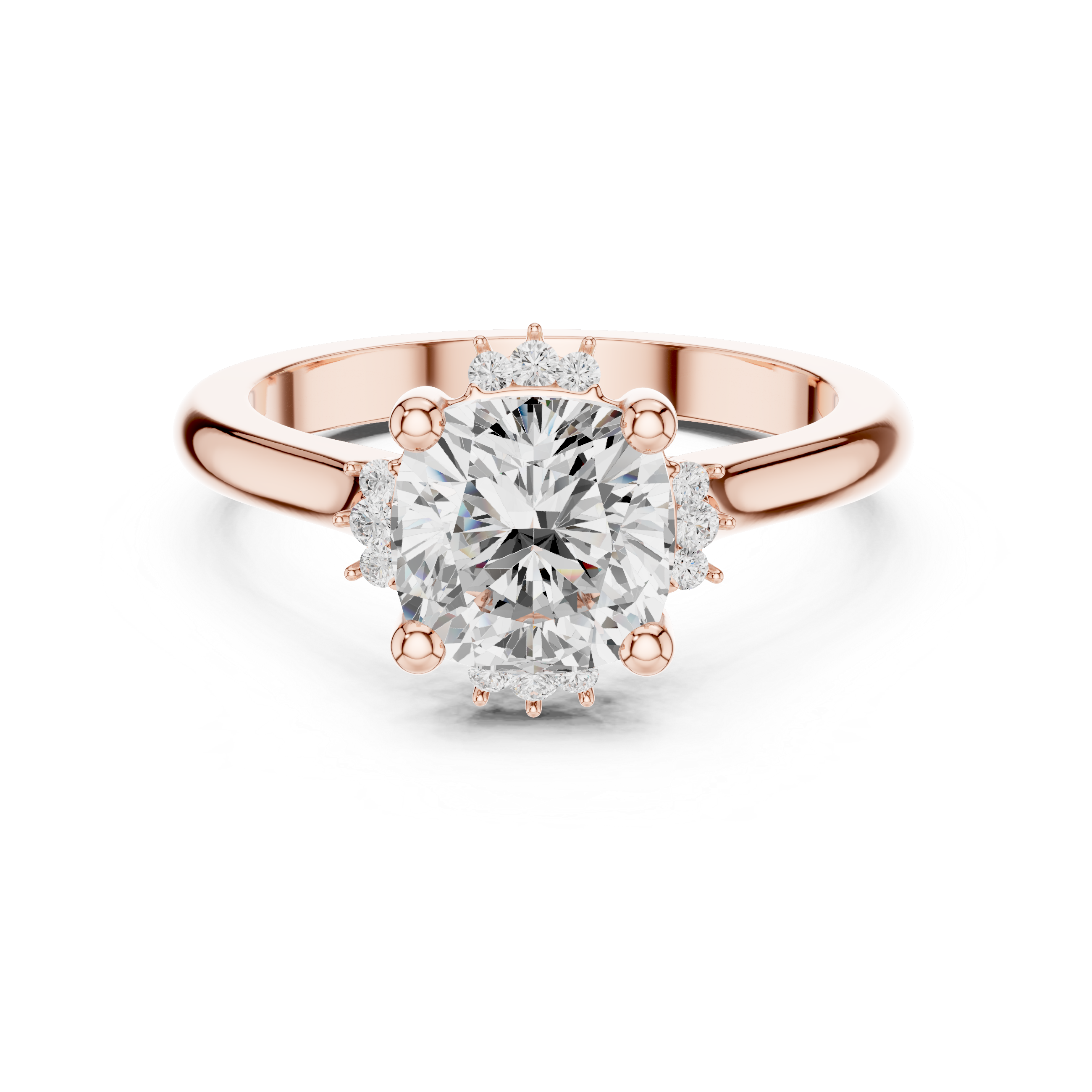 IGI Certified Lab-Grown Diamond Engagement Ring | 14K & 18K Rose Gold | Kiashaa Jewellery