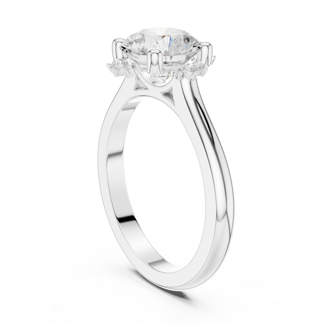 IGI Certified Solitaire Lab-Grown Diamond Engagement Ring | 14K & 18K Rose Gold | Kiashaa Jewellery