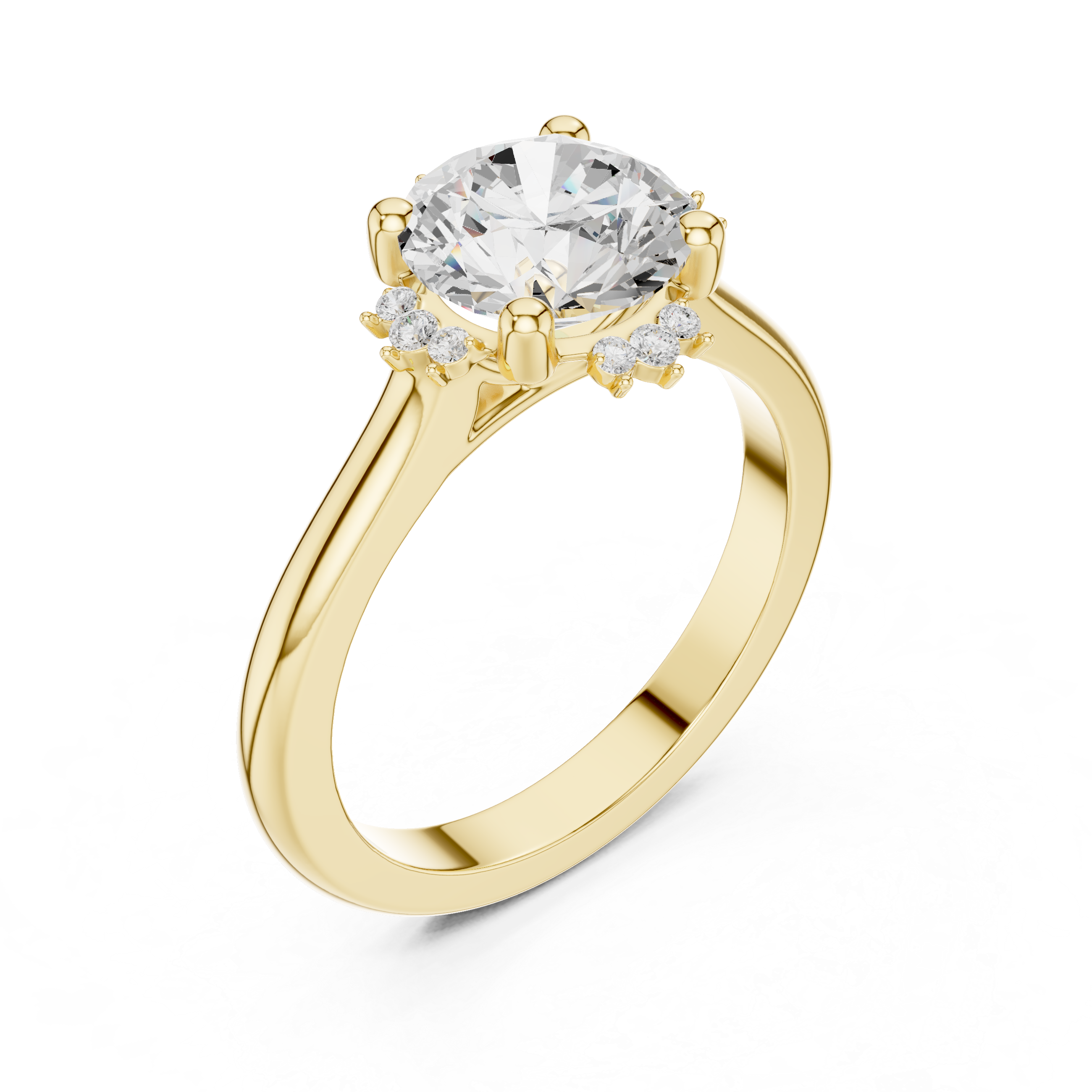 IGI Certified Solitaire Lab-Grown Diamond Engagement Ring | 14K & 18K Rose Gold | Kiashaa Jewellery