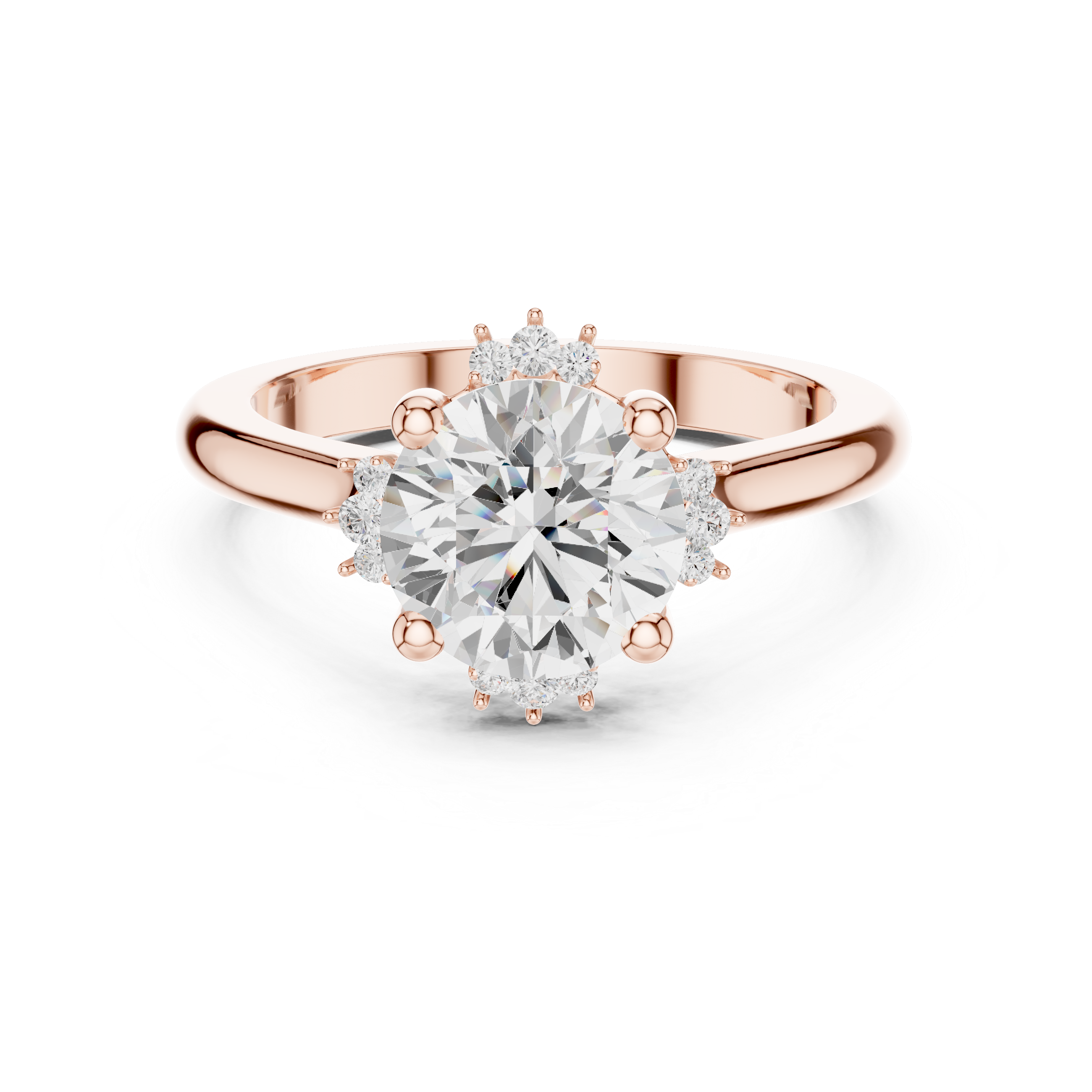 IGI Certified Solitaire Lab-Grown Diamond Engagement Ring | 14K & 18K Rose Gold | Kiashaa Jewellery