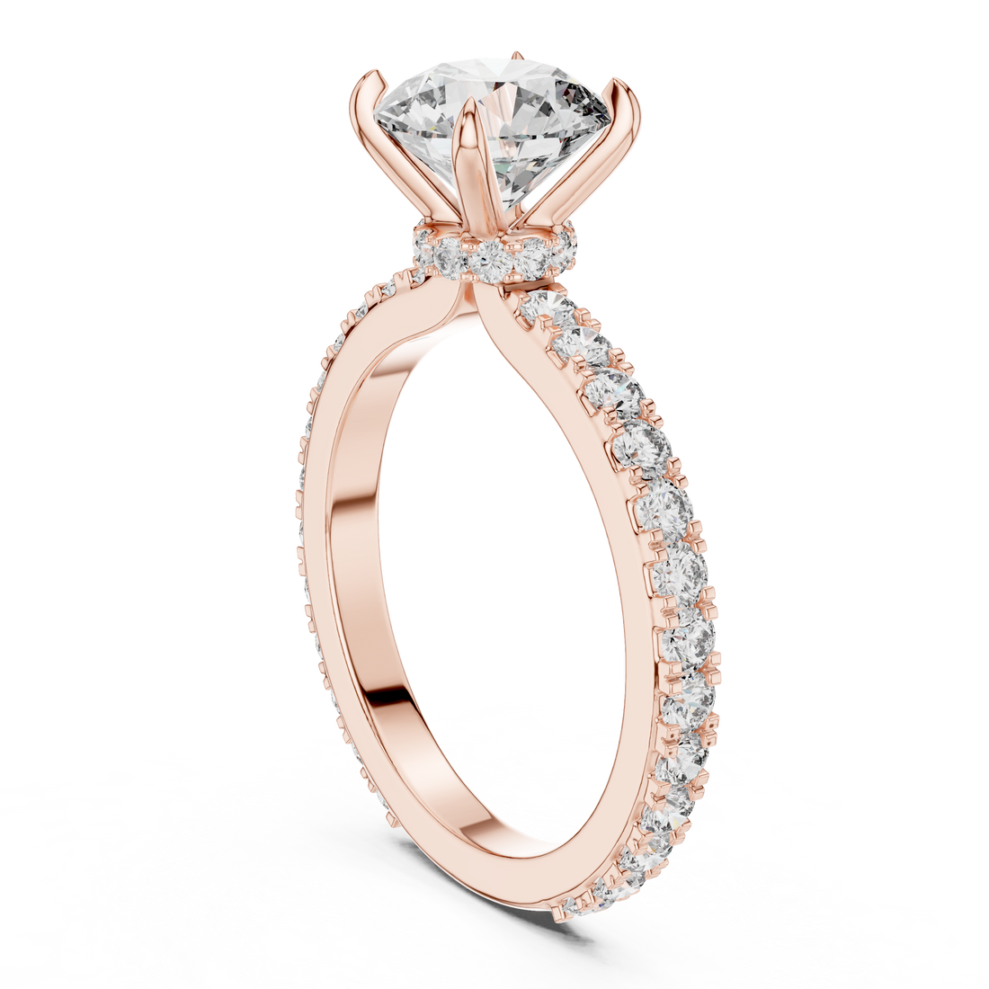 IGI Certified Lab-Grown Diamond Solitaire Engagement Ring | 14K & 18K Gold | Kiashaa Jewellery