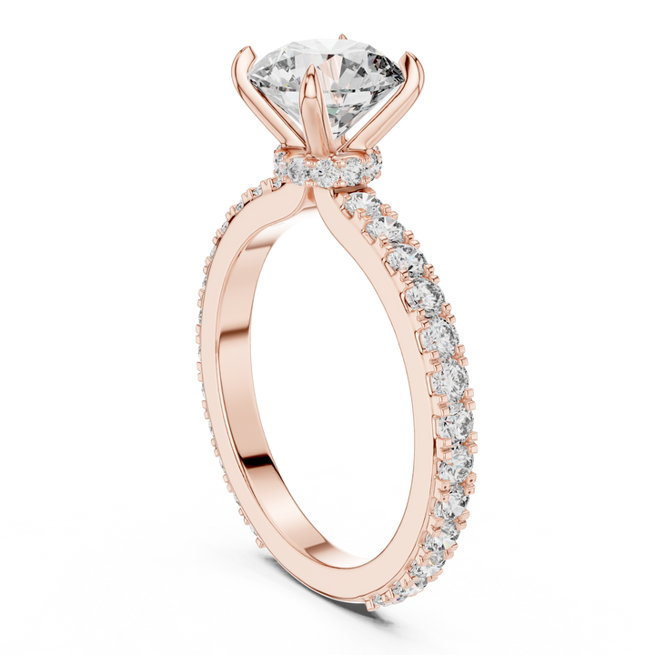 IGI Certified Lab-Grown Diamond Solitaire Engagement Ring | 14K & 18K Gold | Kiashaa Jewellery