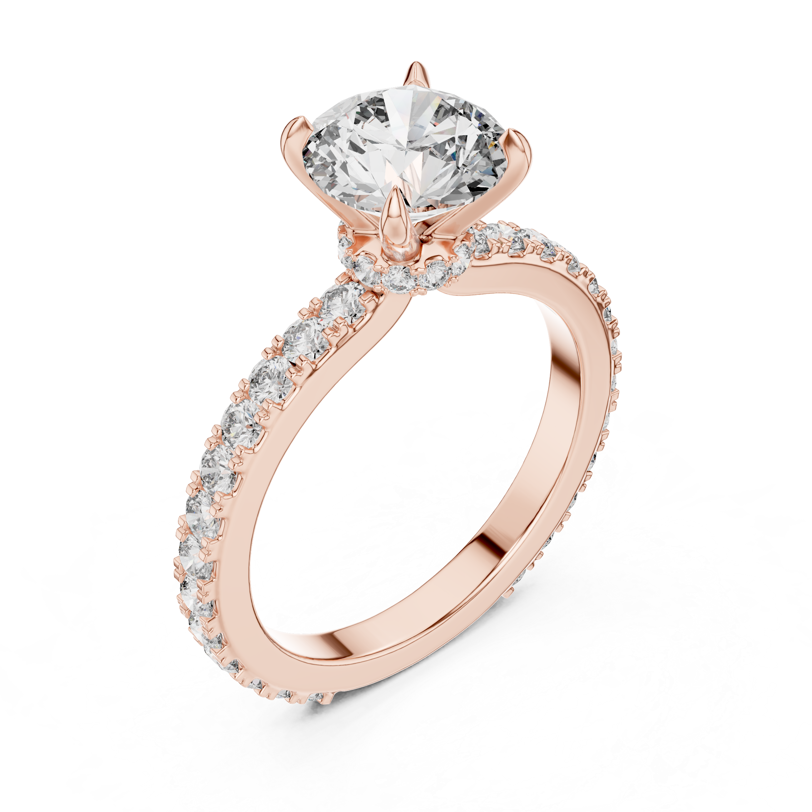 IGI Certified Lab-Grown Diamond Solitaire Engagement Ring | 14K & 18K Gold | Kiashaa Jewellery