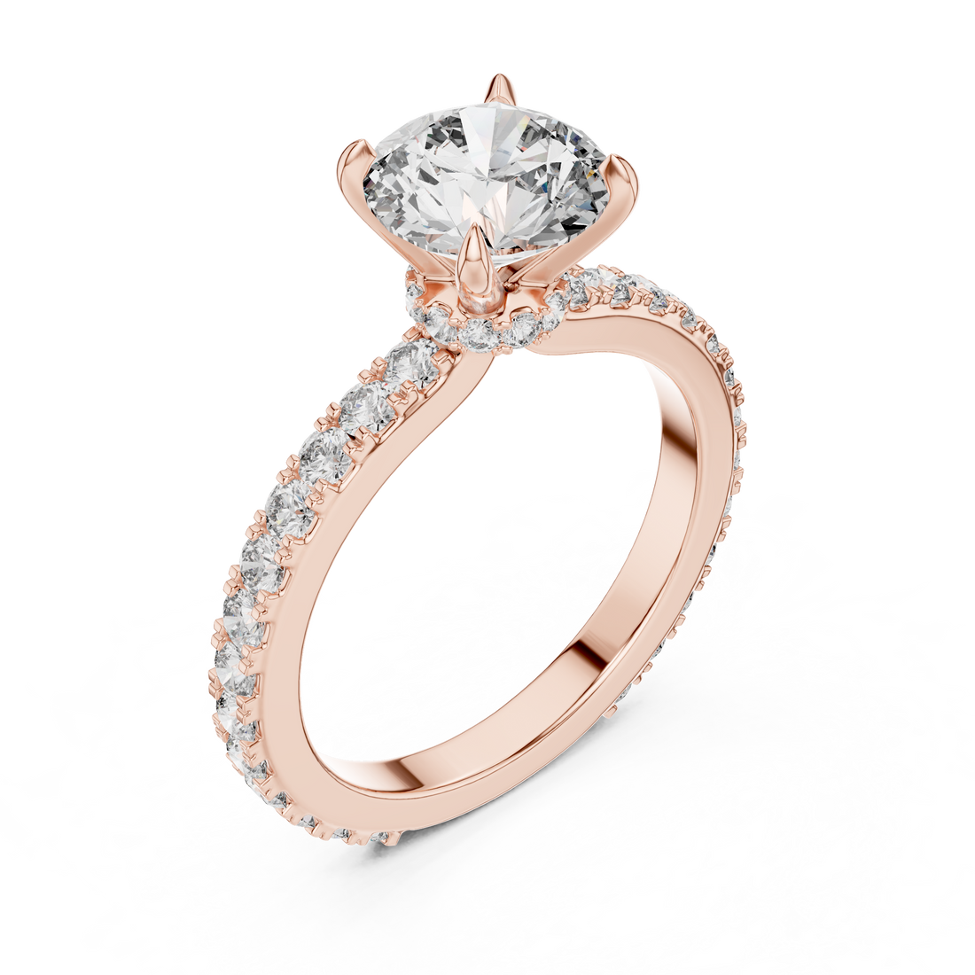 IGI Certified Lab-Grown Diamond Solitaire Engagement Ring | 14K & 18K Gold | Kiashaa Jewellery