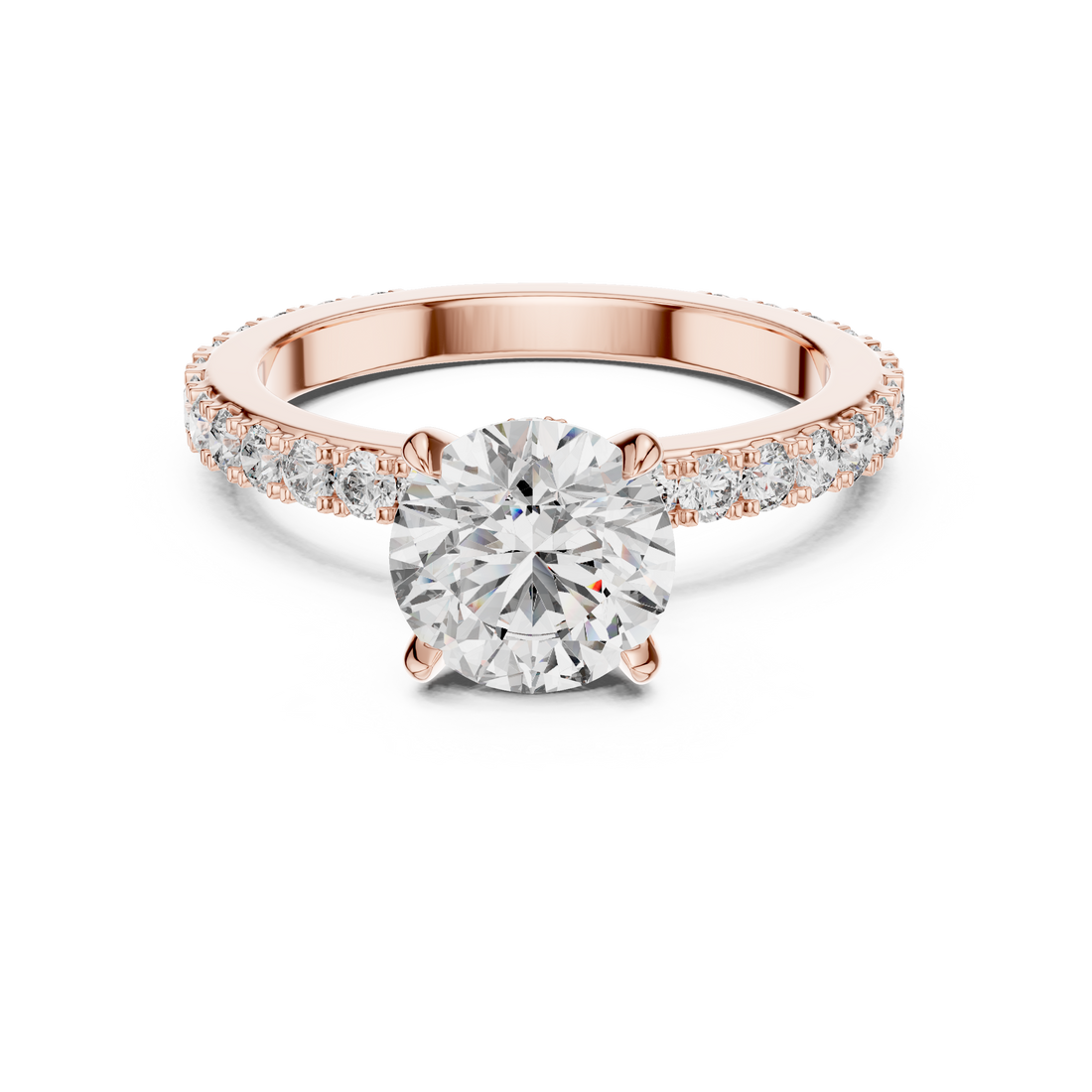 IGI Certified Lab-Grown Diamond Solitaire Engagement Ring | 14K & 18K Gold | Kiashaa Jewellery
