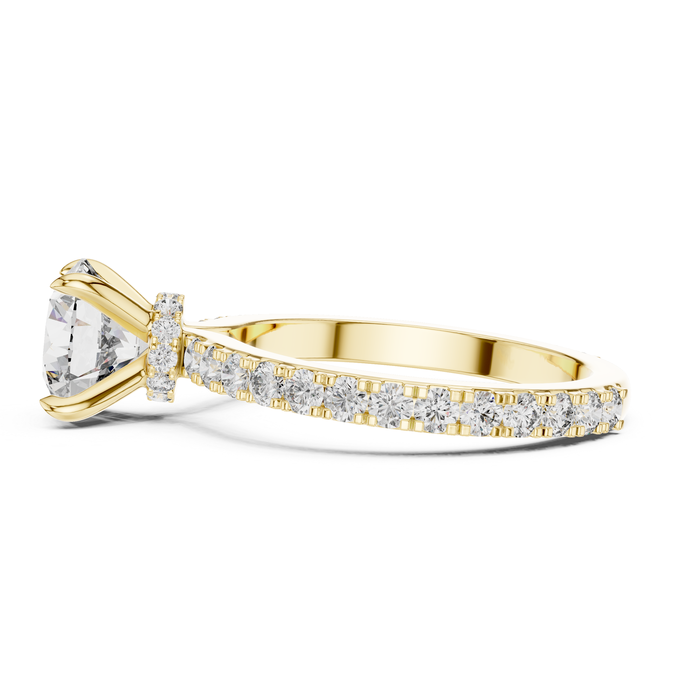 IGI Certified Lab-Grown Diamond Solitaire Engagement Ring | 14K & 18K Gold | Kiashaa Jewellery