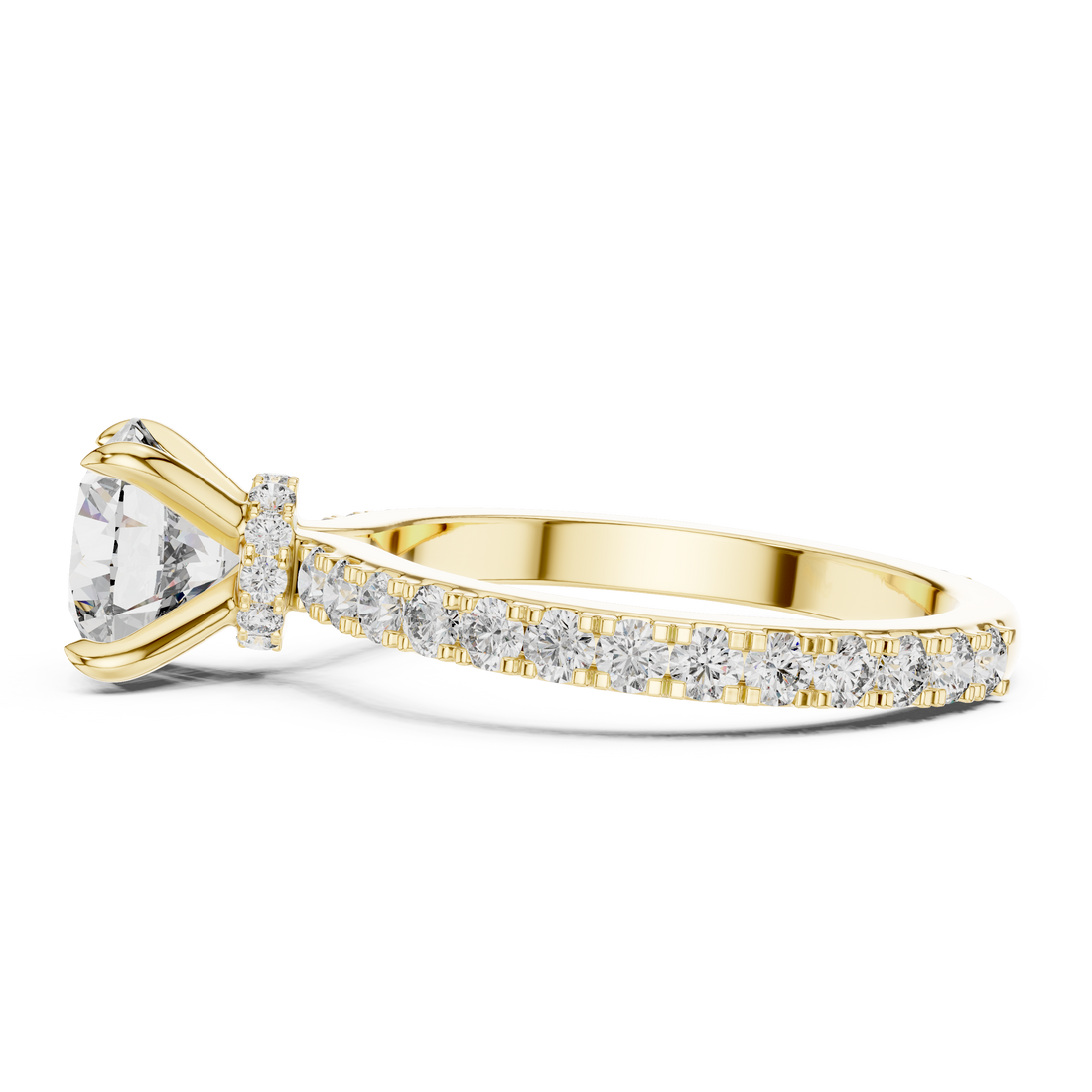 IGI Certified Lab-Grown Diamond Solitaire Engagement Ring | 14K & 18K Gold | Kiashaa Jewellery