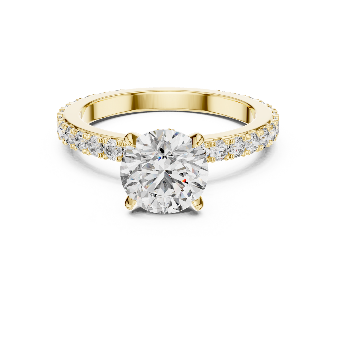 IGI Certified Lab-Grown Diamond Solitaire Engagement Ring | 14K & 18K Gold | Kiashaa Jewellery