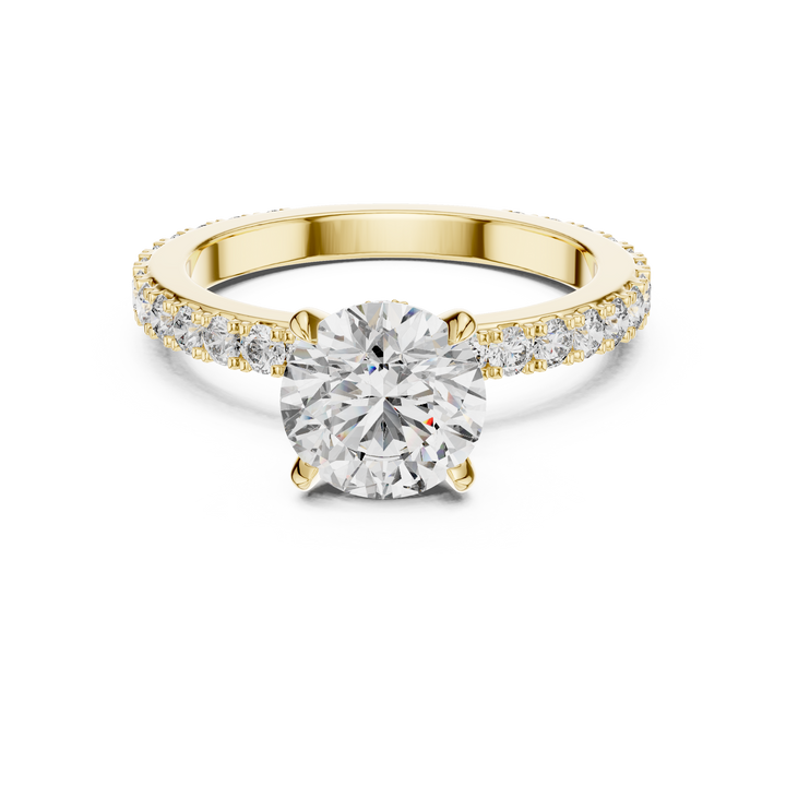 IGI Certified Lab-Grown Diamond Solitaire Engagement Ring | 14K & 18K Gold | Kiashaa Jewellery