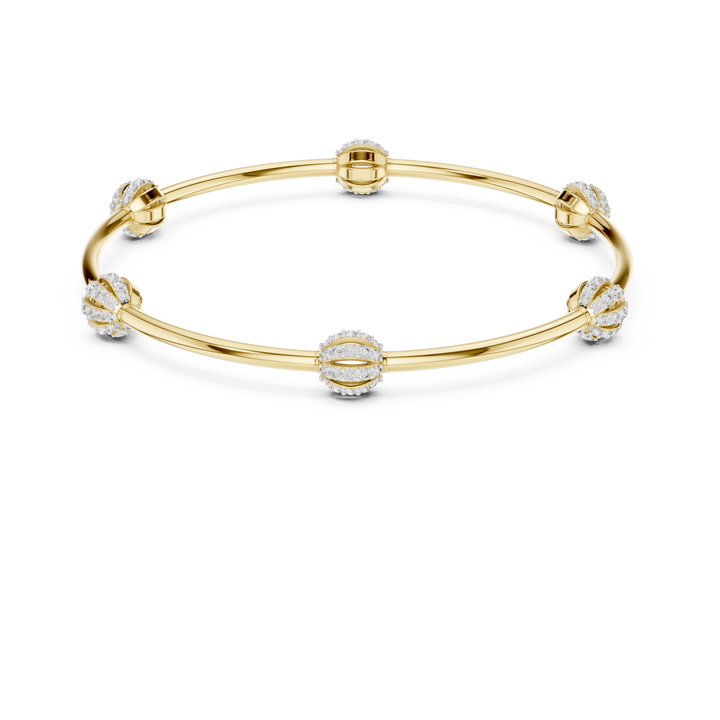 Minimalist Diamond Station Bracelet | 14K & 18K Gold | IGI Certified