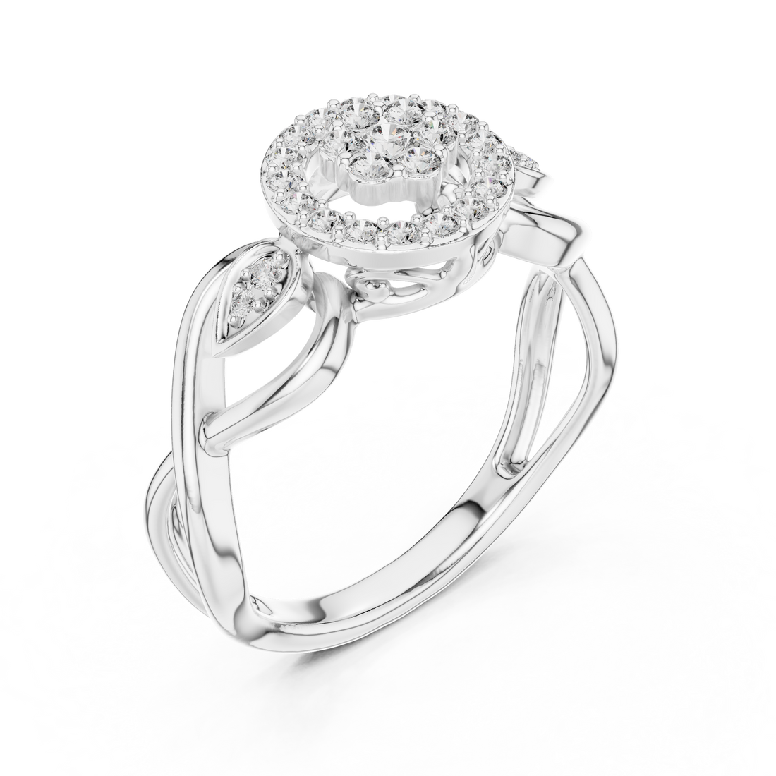 Oval Halo Lab-Grown Diamond Ring | Rose Gold | IGI Certified | Kiashaa Jewellery