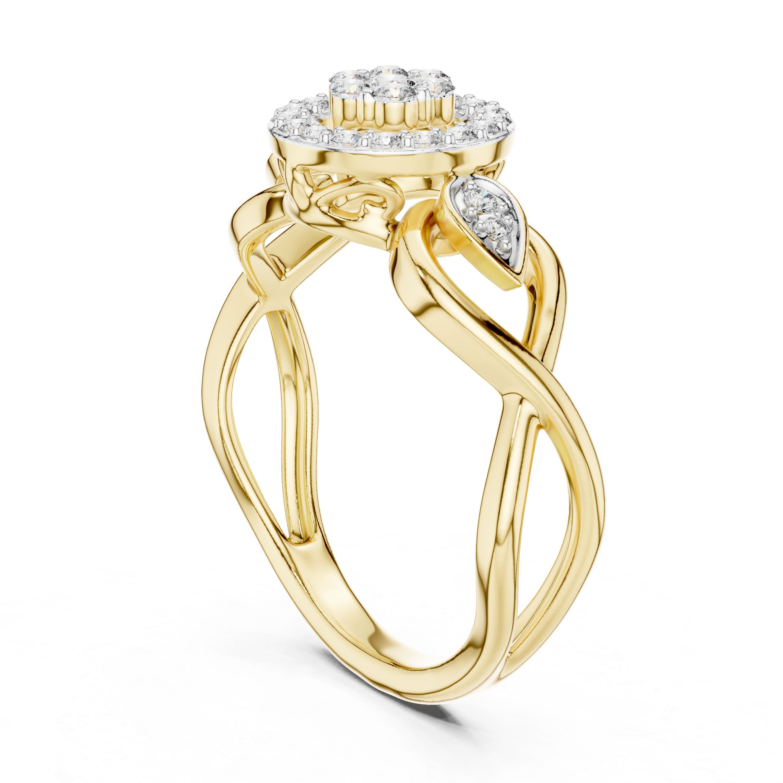 Oval Halo Lab-Grown Diamond Ring | Rose Gold | IGI Certified | Kiashaa Jewellery