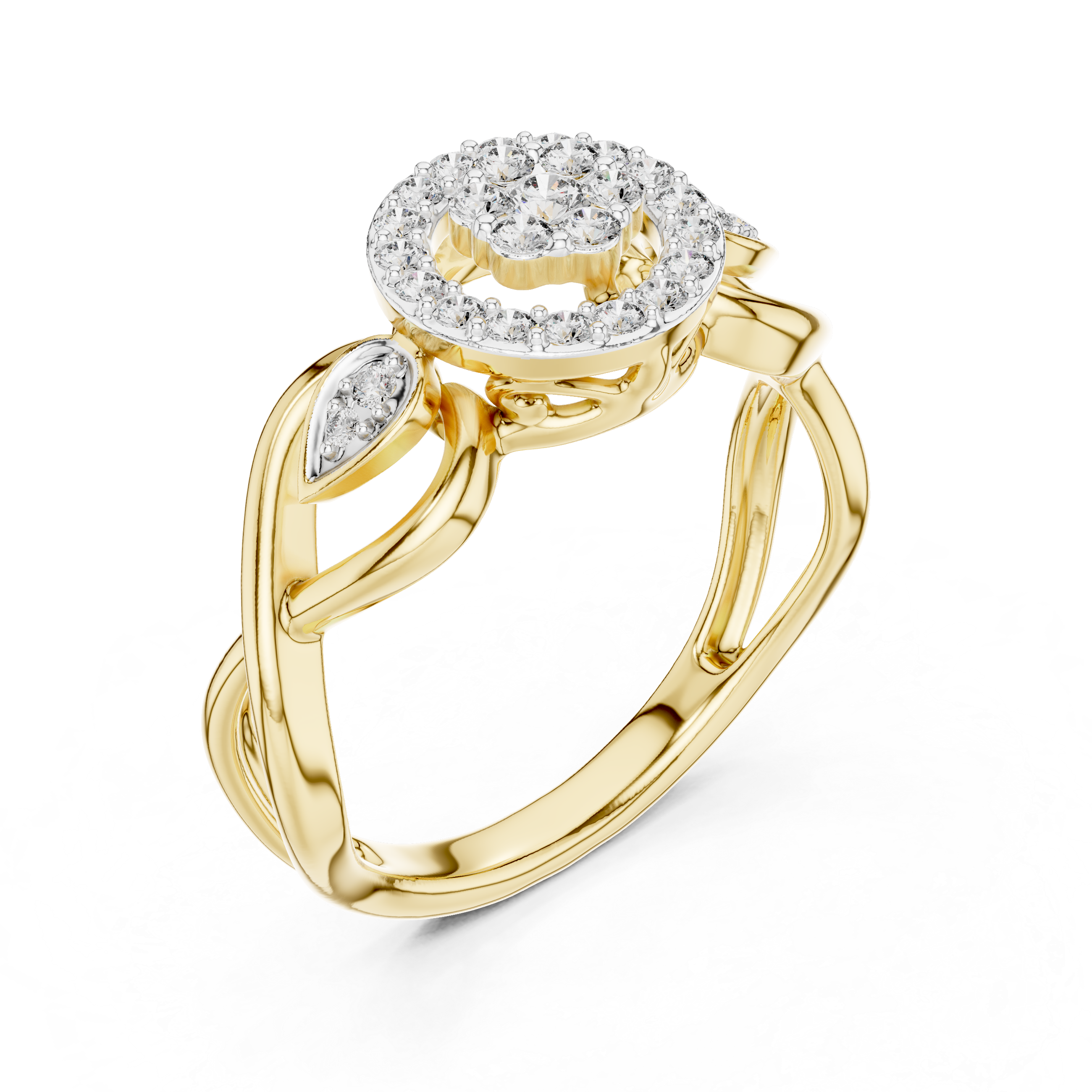 Oval Halo Lab-Grown Diamond Ring | Rose Gold | IGI Certified | Kiashaa Jewellery