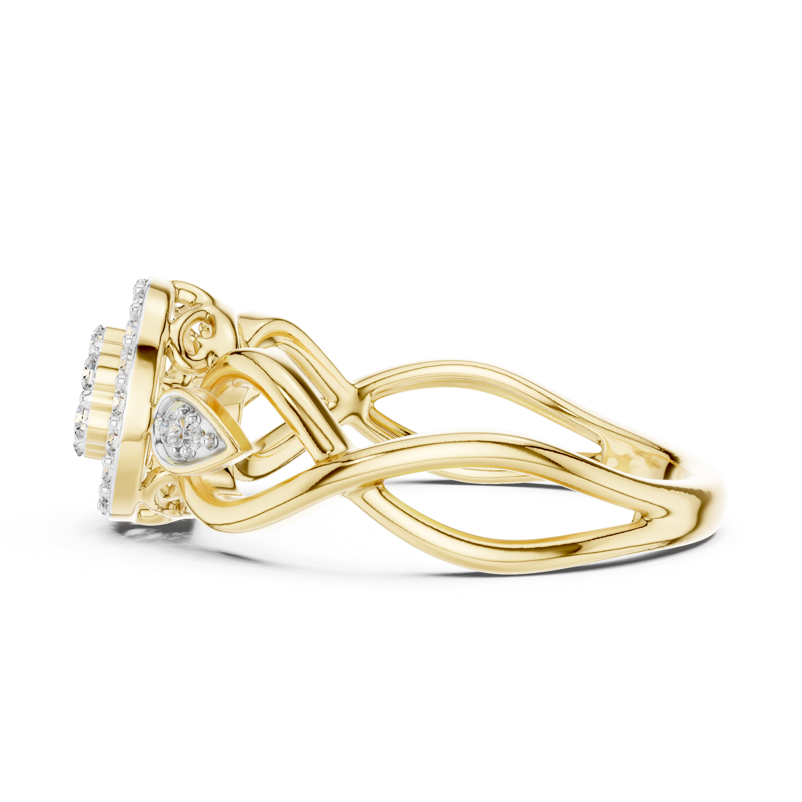 Oval Halo Lab-Grown Diamond Ring | Rose Gold | IGI Certified | Kiashaa Jewellery