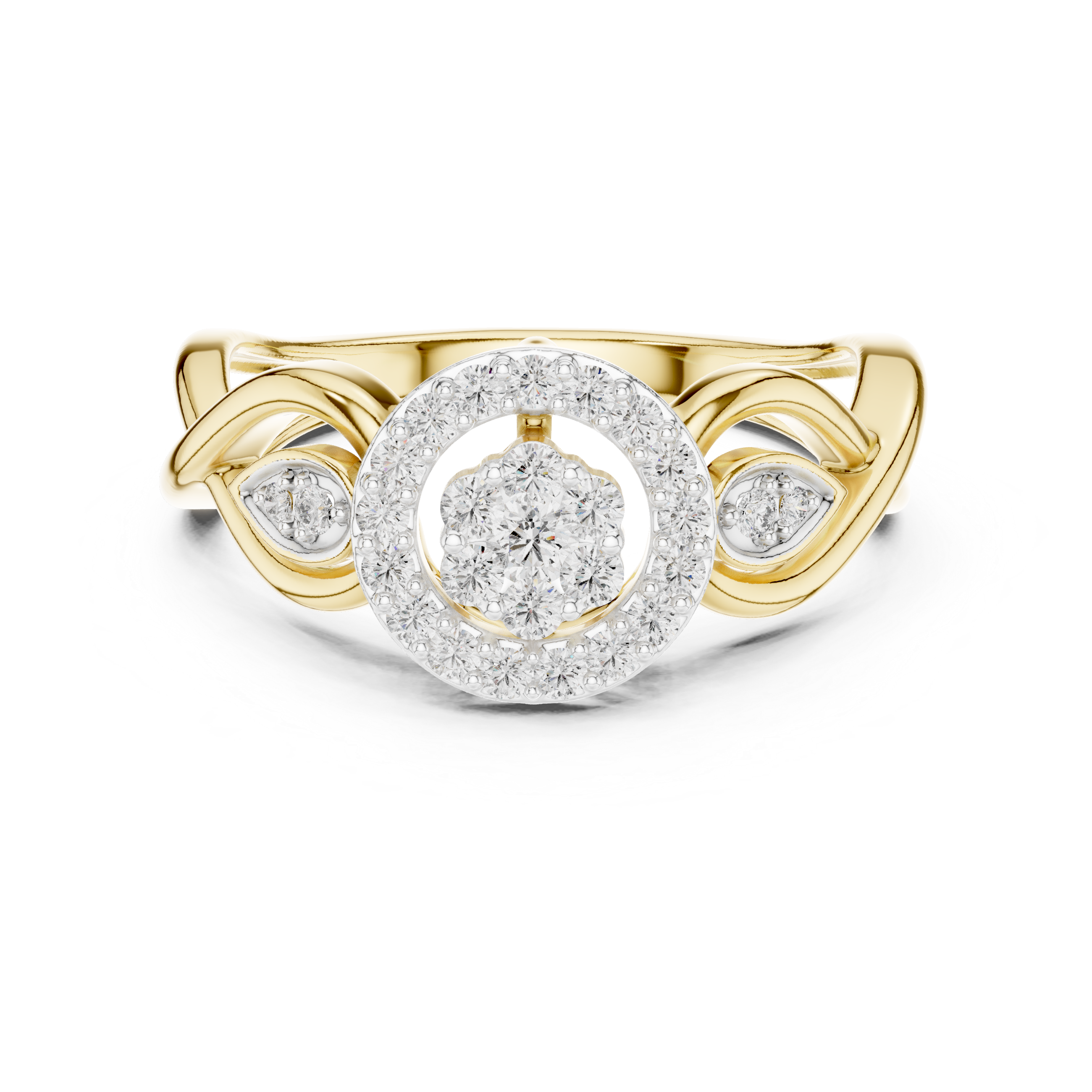 Oval Halo Lab-Grown Diamond Ring | Rose Gold | IGI Certified | Kiashaa Jewellery