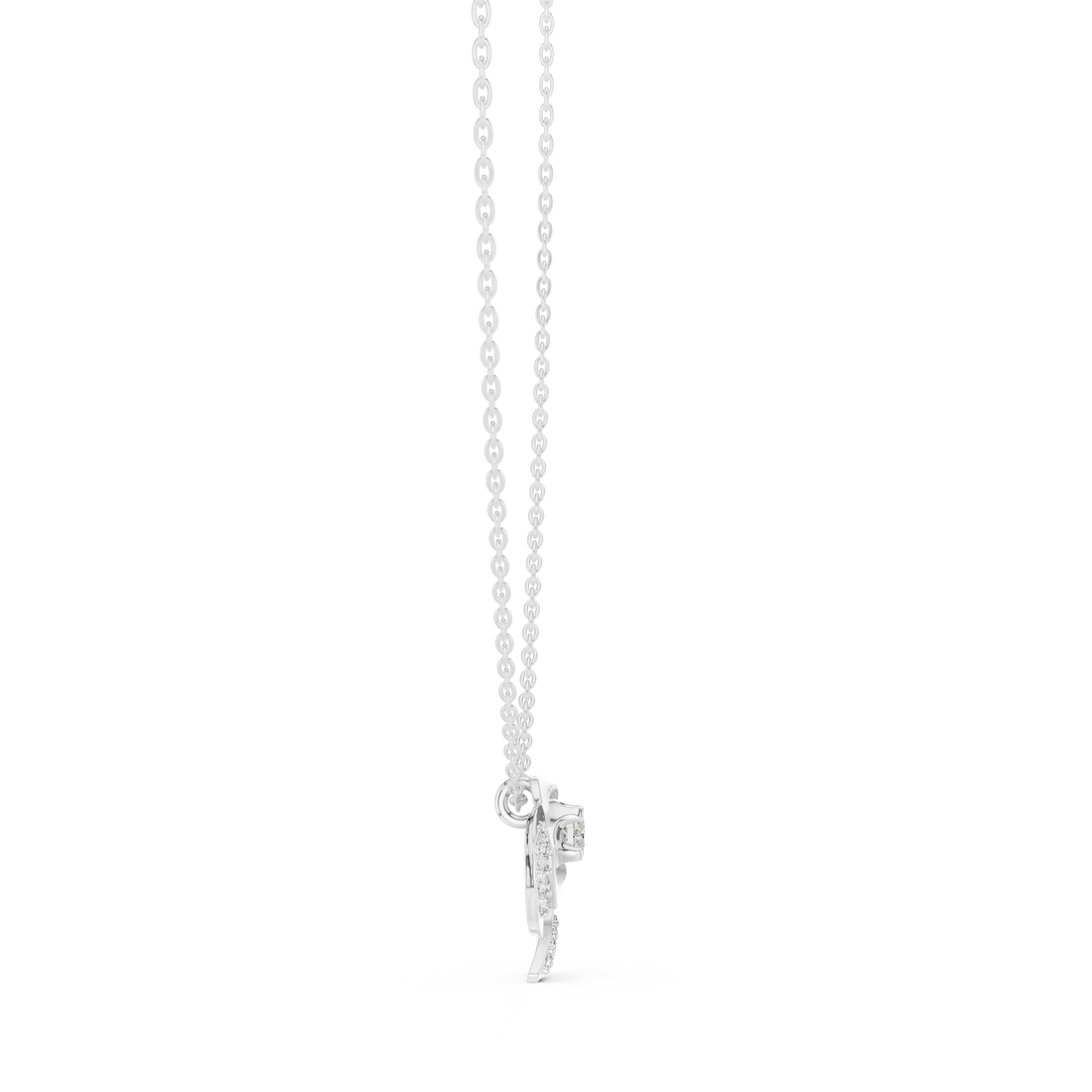 Rose Diamond Pendant | 14K & 18K Gold | IGI Certified