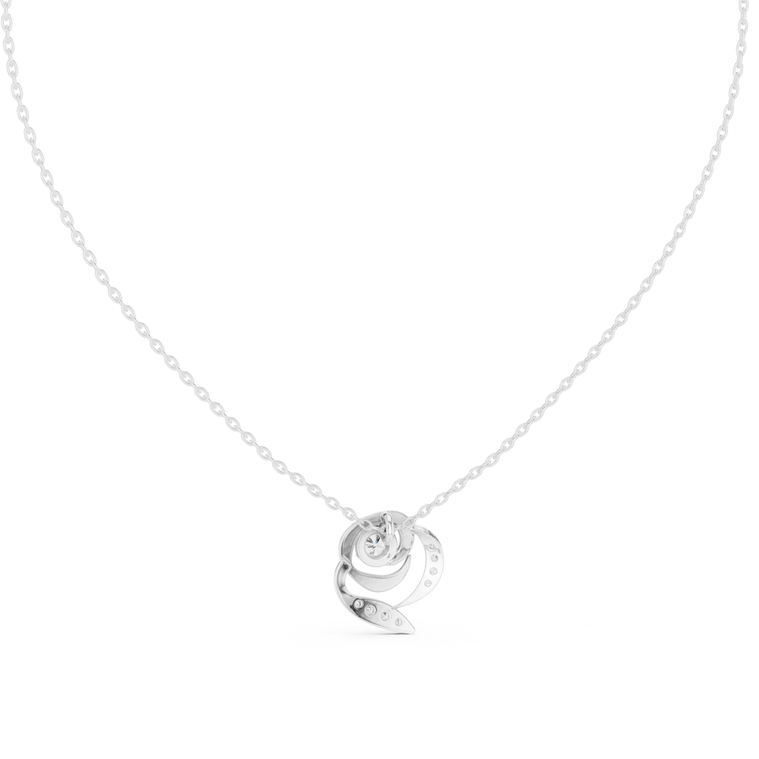 Rose Diamond Pendant | 14K & 18K Gold | IGI Certified