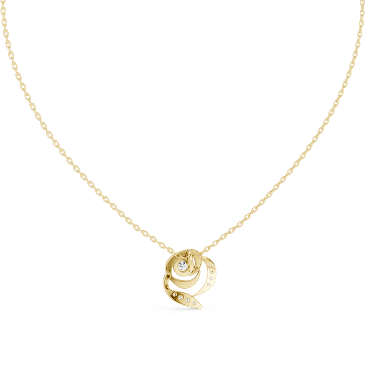 Rose Diamond Pendant | 14K & 18K Gold | IGI Certified