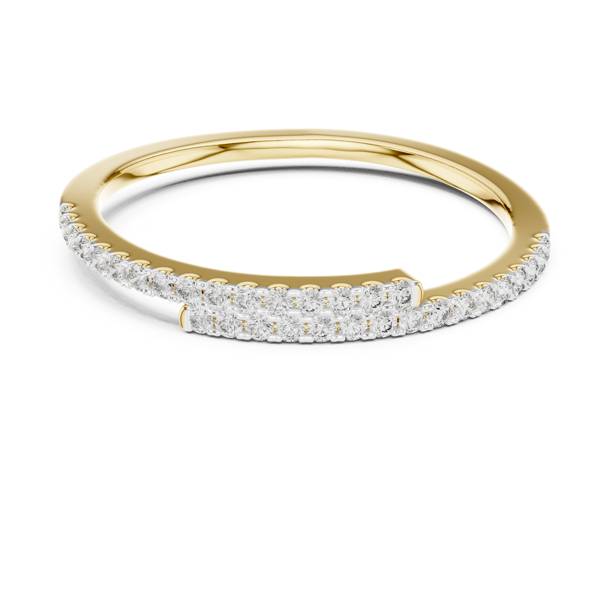 Half Eternity Lab-Grown Diamond Band Ring | IGI Certified | Kiashaa Jewellery