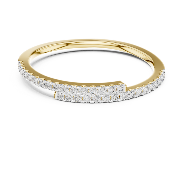 Half Eternity Lab-Grown Diamond Band Ring | IGI Certified | Kiashaa Jewellery