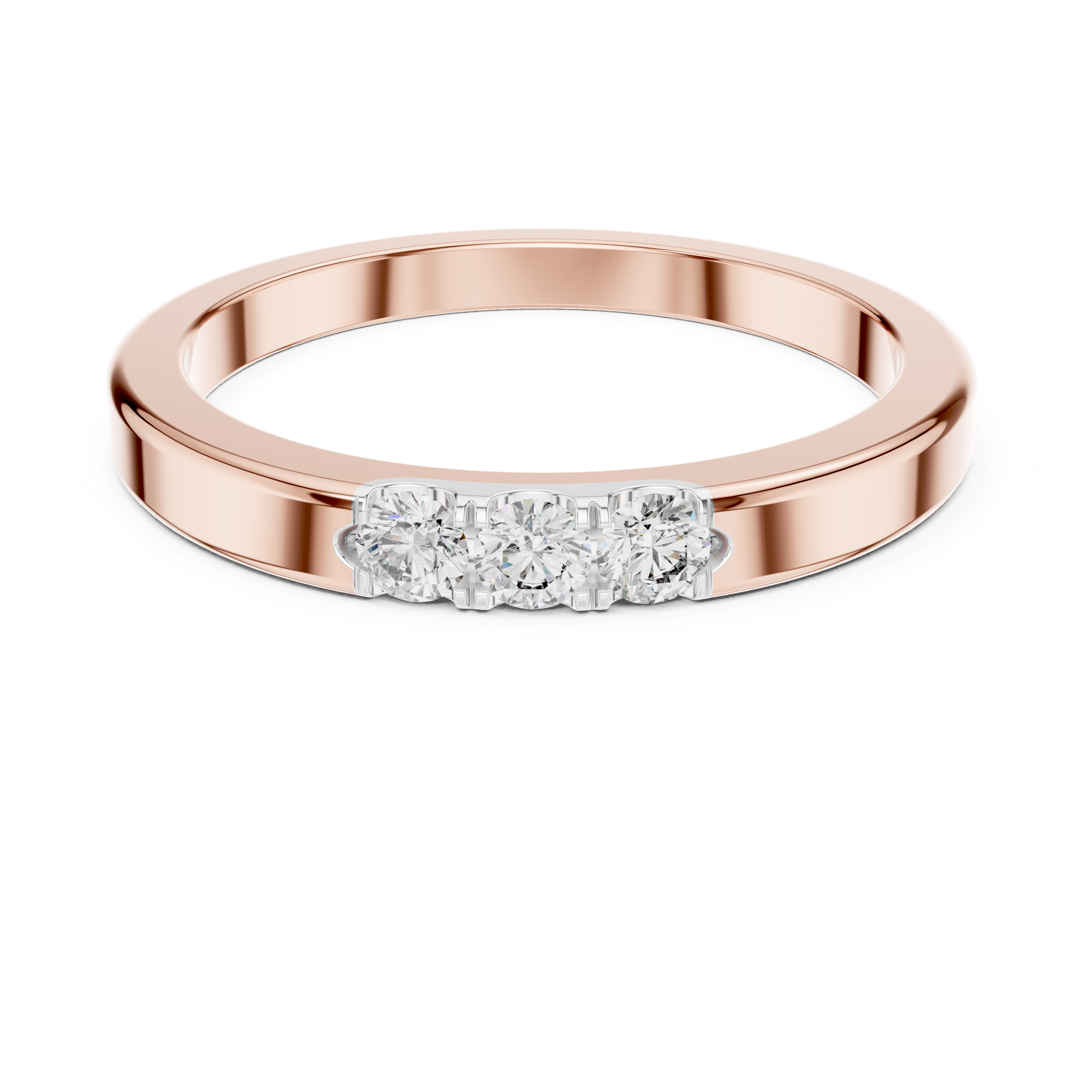 Classic Half-Eternity Lab-Grown Diamond Band Ring | IGI Certified | Kiashaa Jewellery