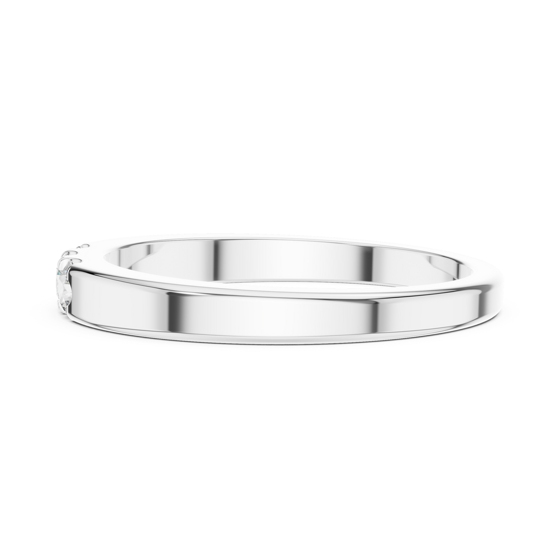Classic Half-Eternity Lab-Grown Diamond Band Ring | IGI Certified | Kiashaa Jewellery