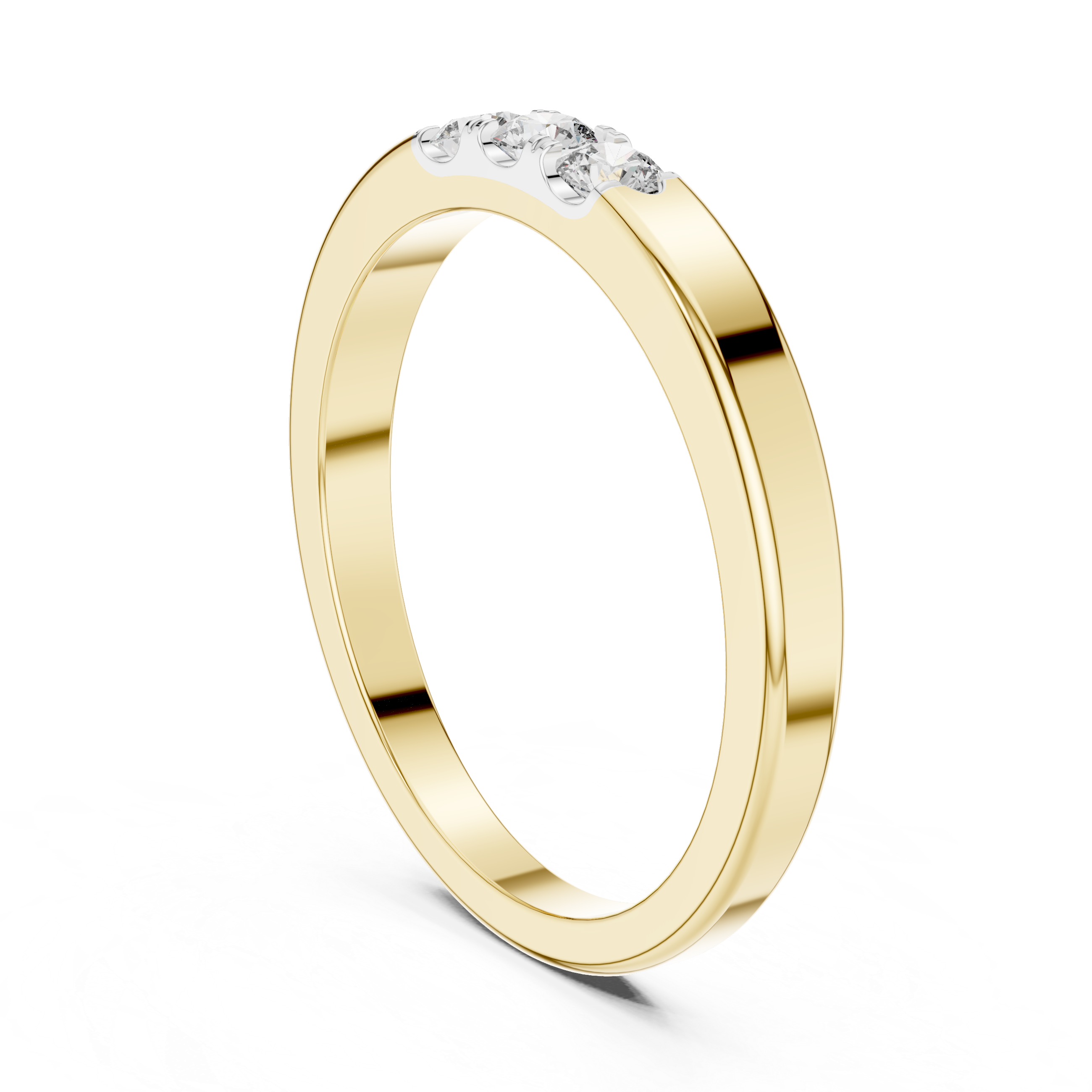 Classic Half-Eternity Lab-Grown Diamond Band Ring | IGI Certified | Kiashaa Jewellery