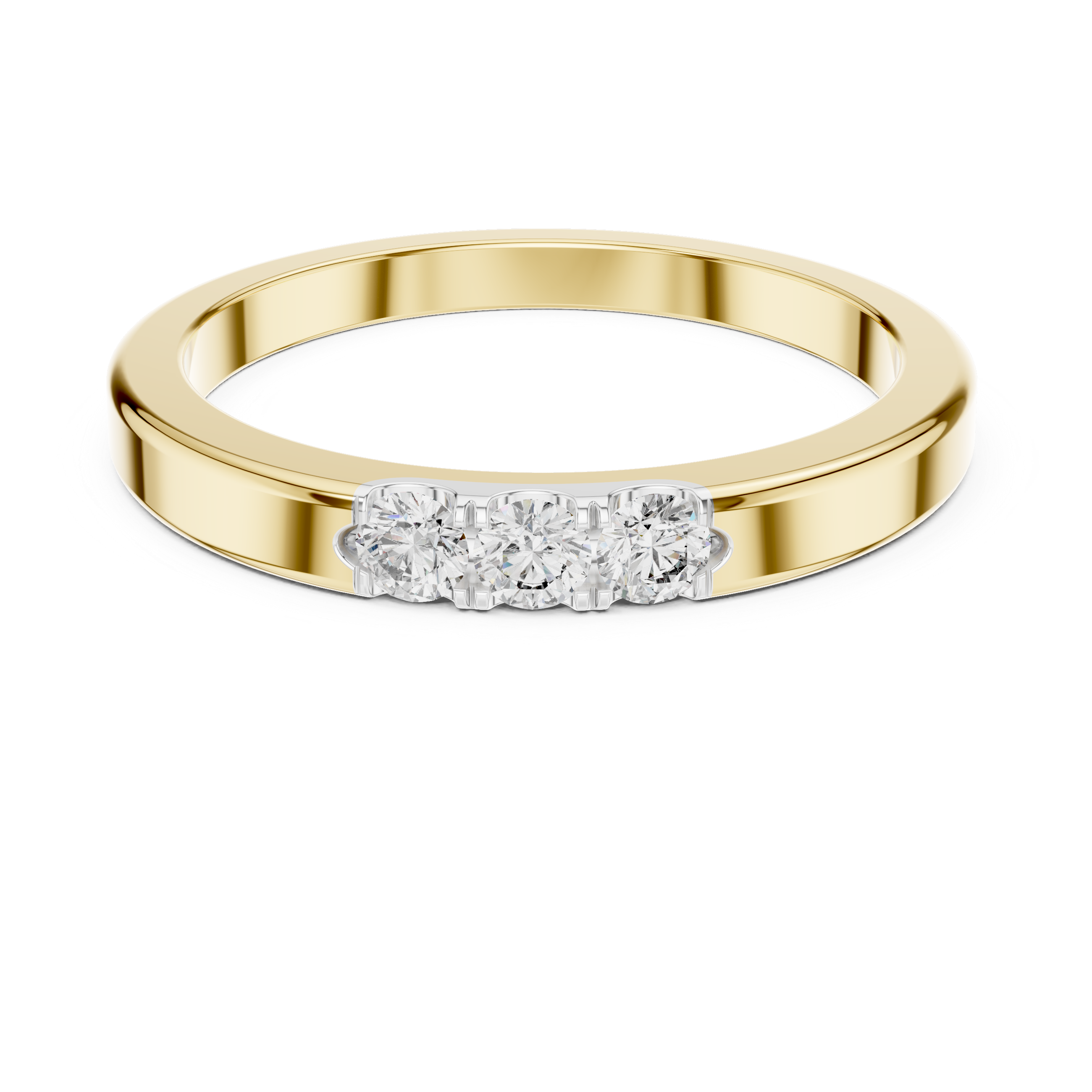 Classic Half-Eternity Lab-Grown Diamond Band Ring | IGI Certified | Kiashaa Jewellery