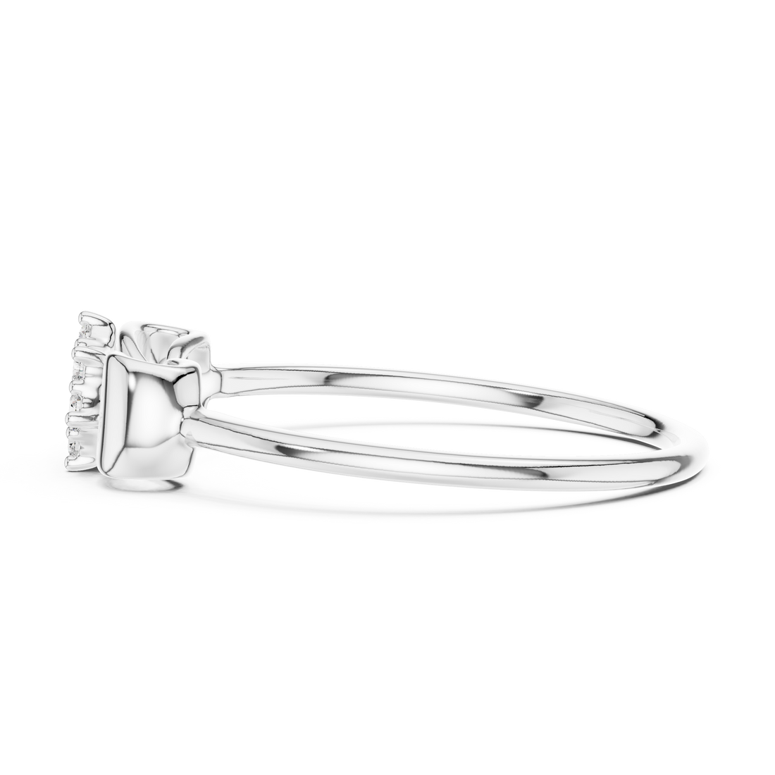 IGI Certified Lab-Grown Diamond Floral Rose Gold Ring | Kiashaa Jewellery