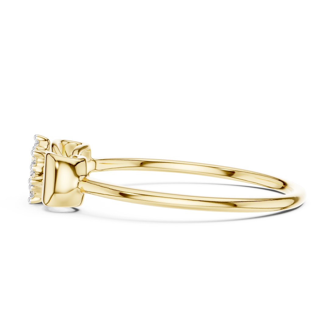 IGI Certified Lab-Grown Diamond Floral Rose Gold Ring | Kiashaa Jewellery