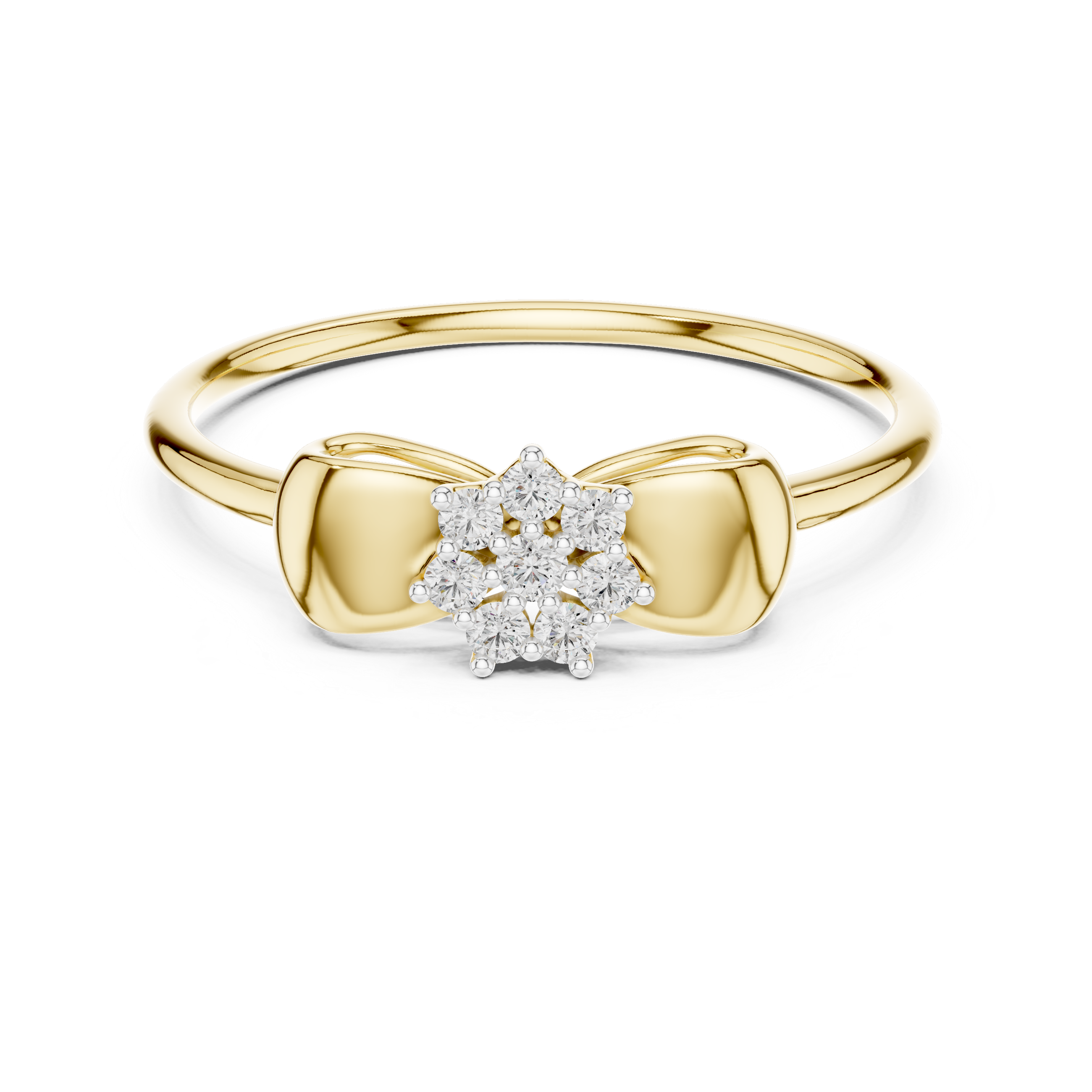 IGI Certified Lab-Grown Diamond Floral Rose Gold Ring | Kiashaa Jewellery