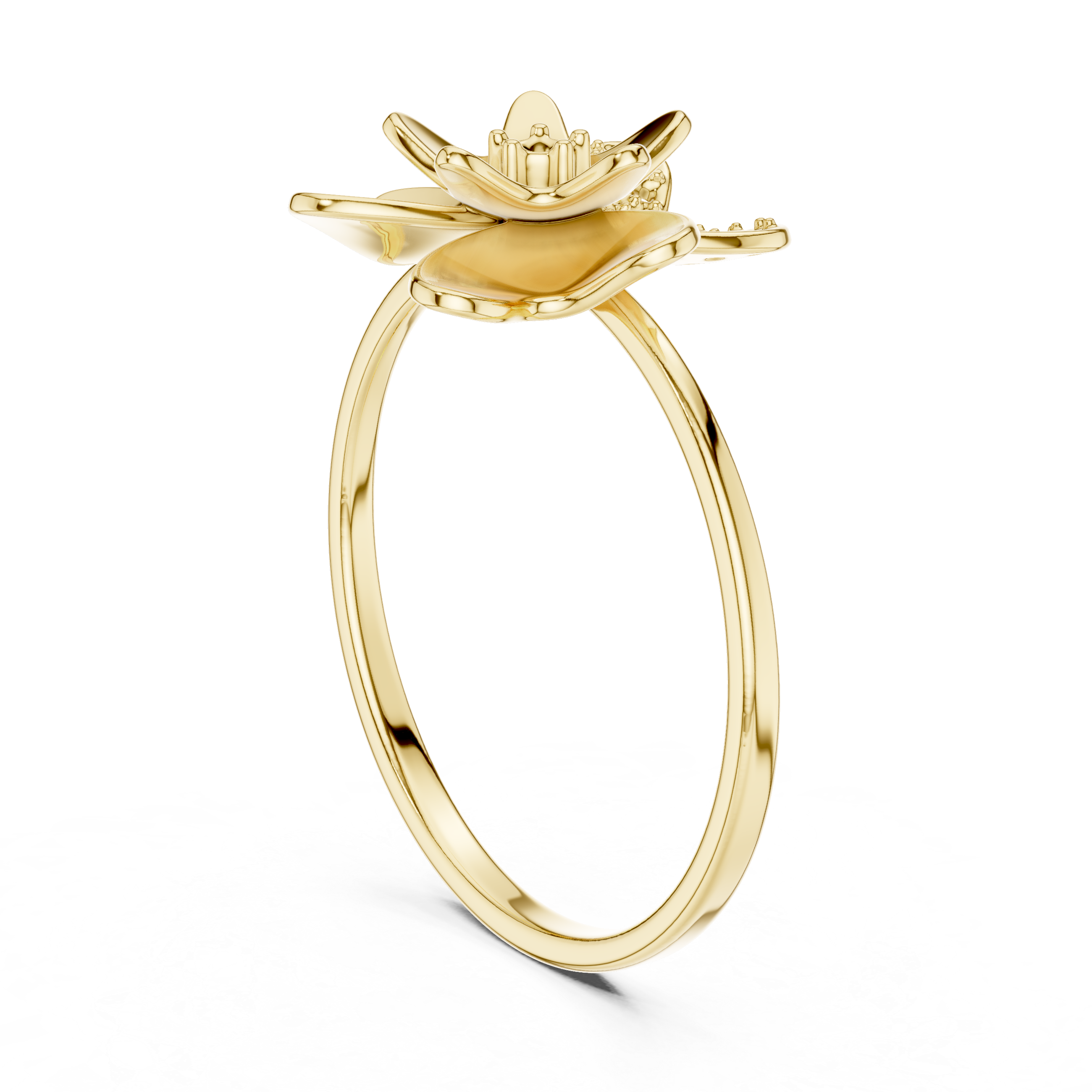 Blossom Diamond Ring in 14K/18K Gold