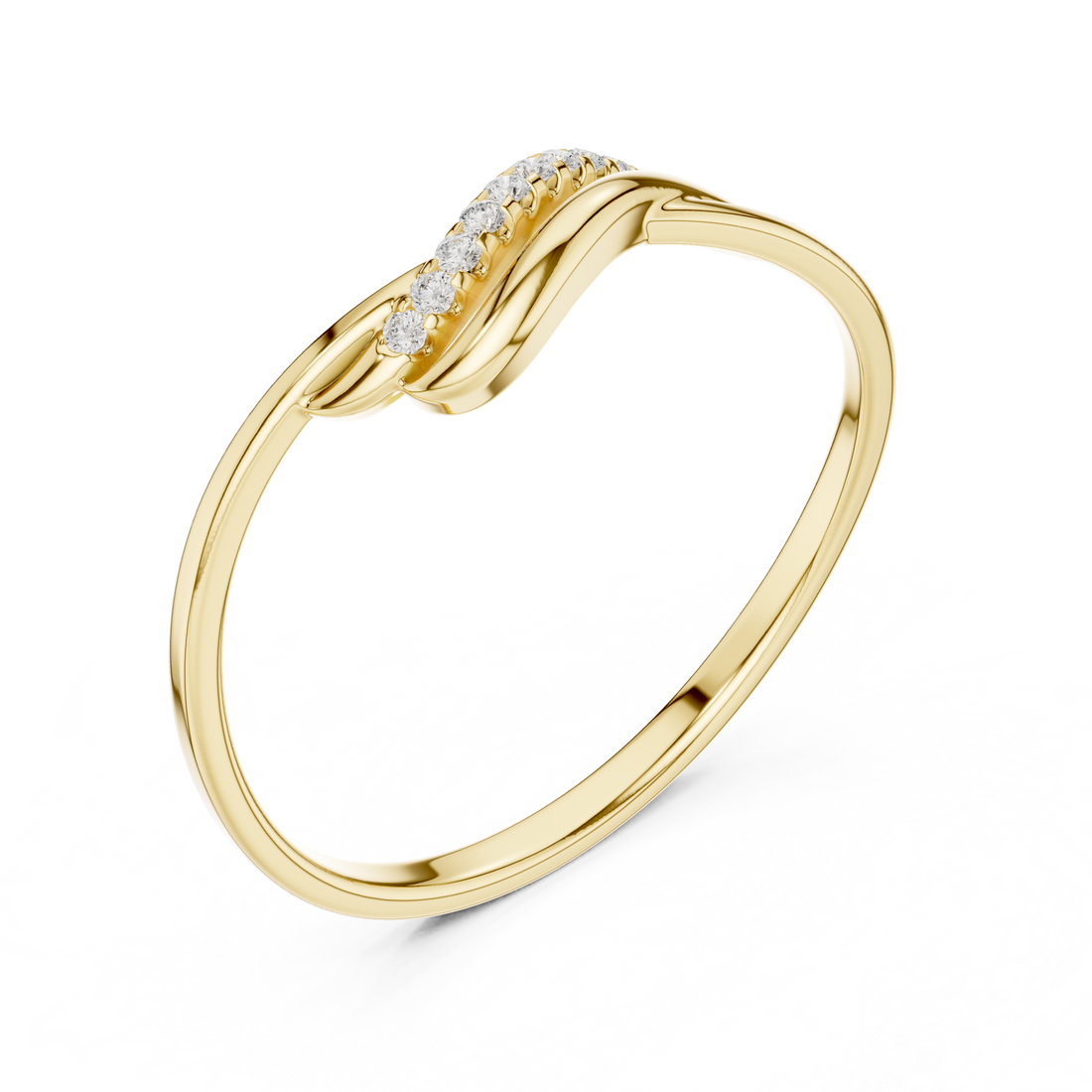 Elegant Halo Lab-Grown Diamond Ring in 14K/18K Gold