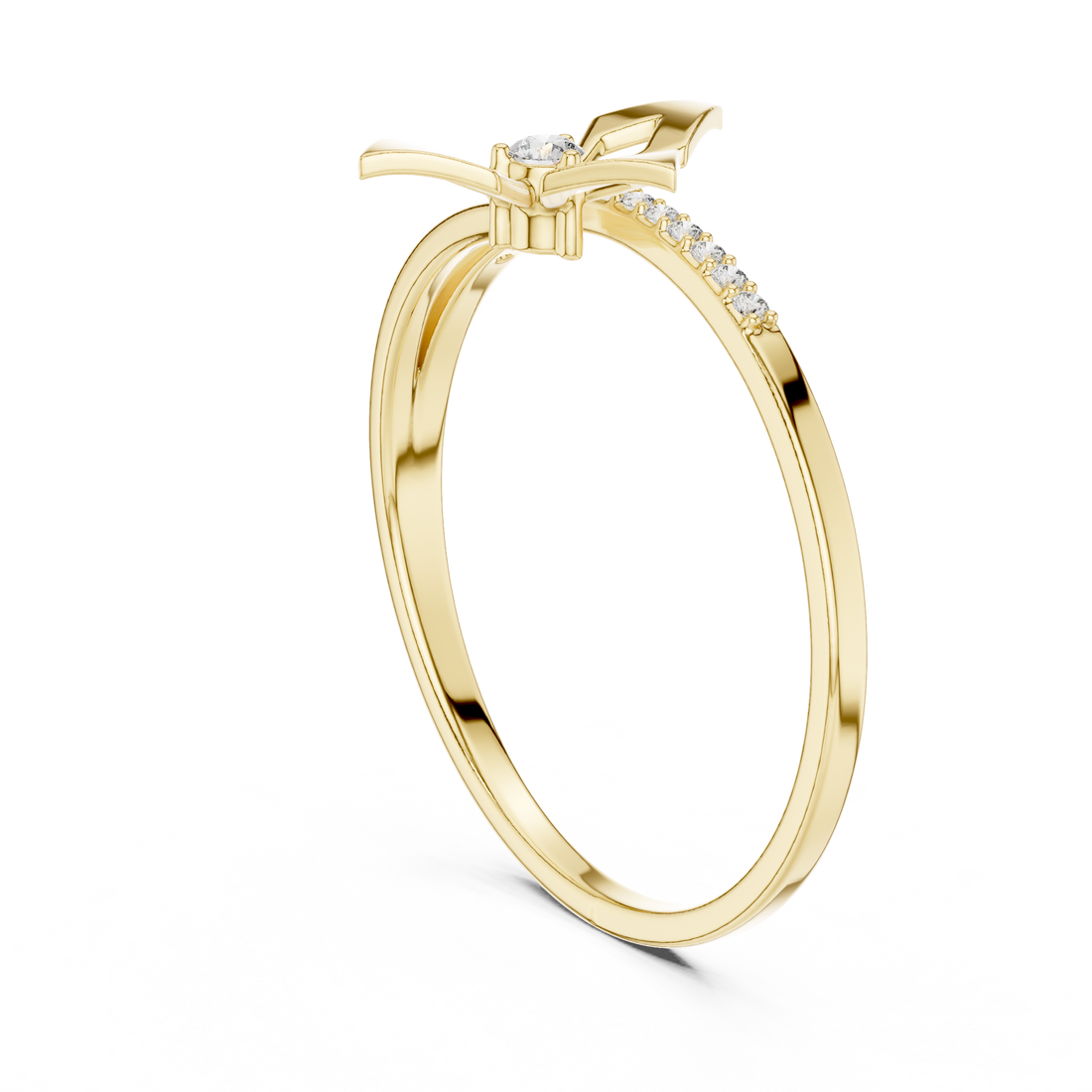 Eternal Spark 14K or 18k Diamond Ring – IGI Certified