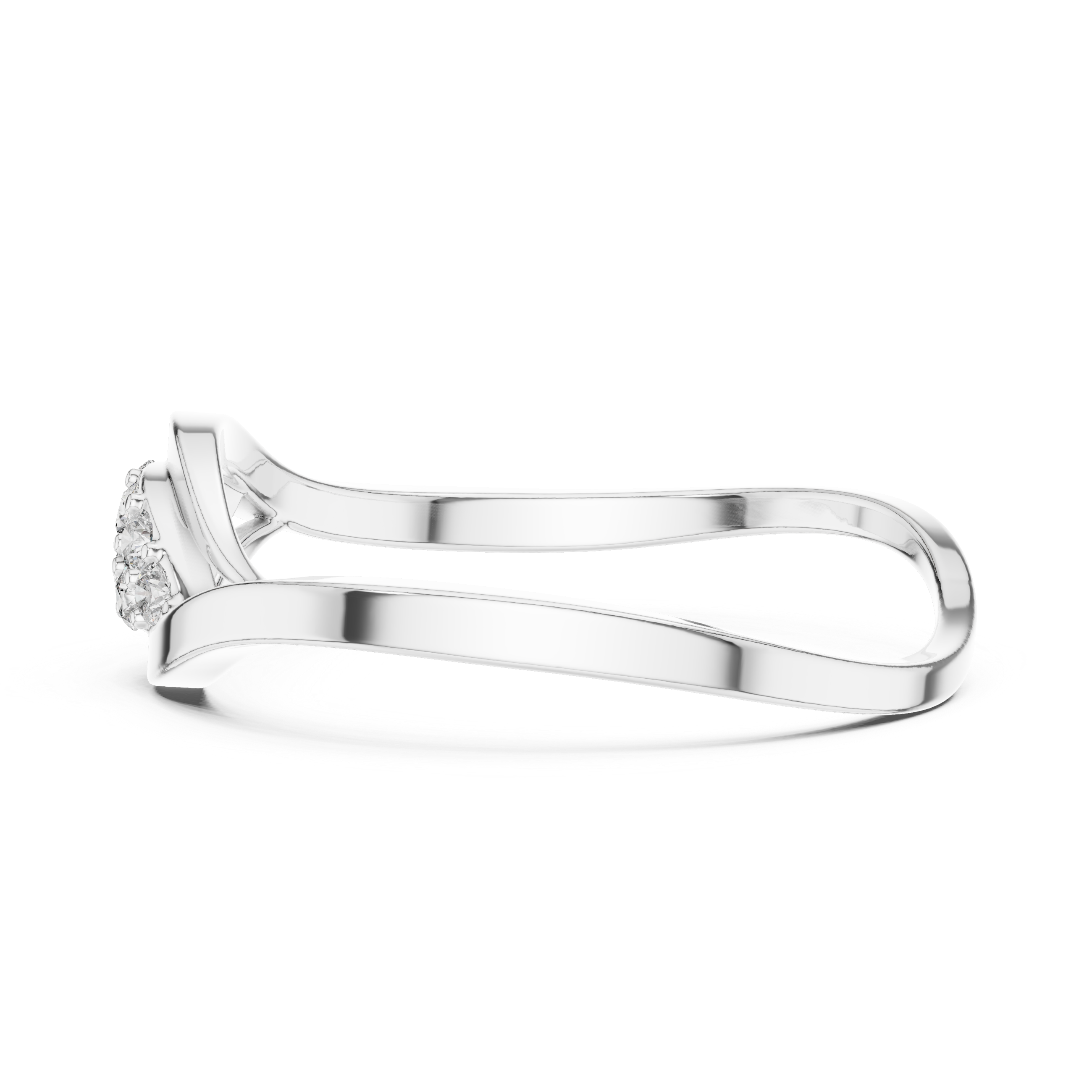 Sleek Teardrop Diamond Ring in Rose Gold – IGI Certified | Kiashaajewellery