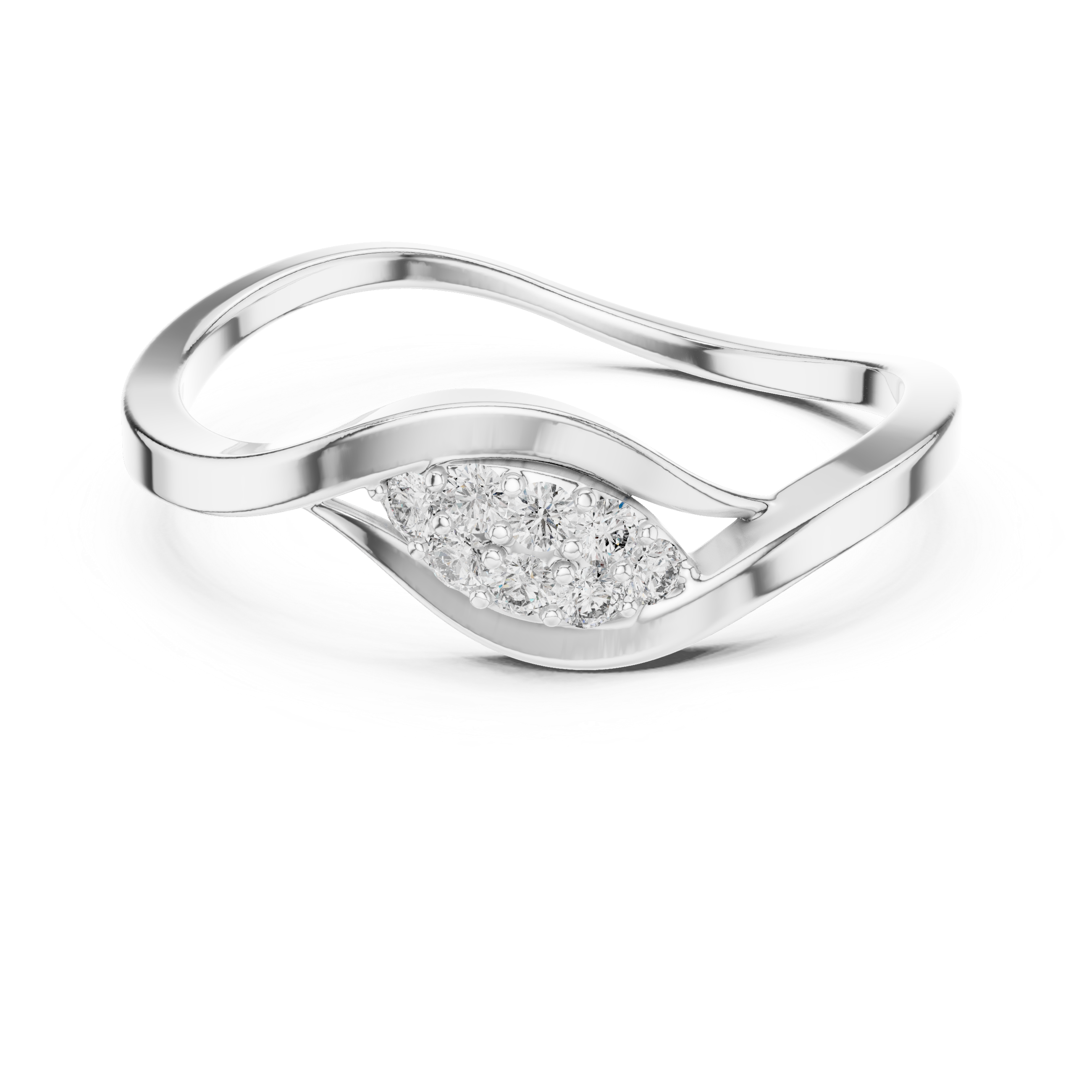 Sleek Teardrop Diamond Ring in Rose Gold – IGI Certified | Kiashaajewellery